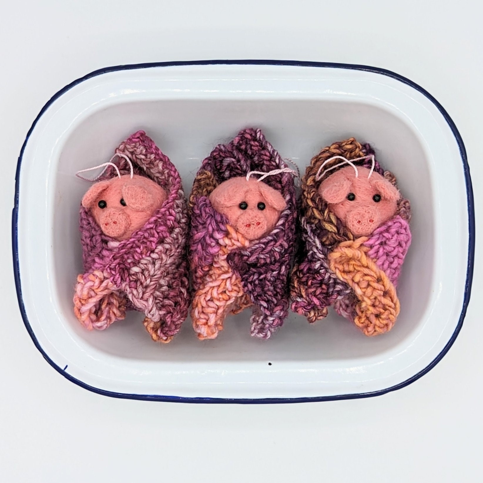 🎄 Handmade Pig in Blankets Christmas Tree Ornament 🎄