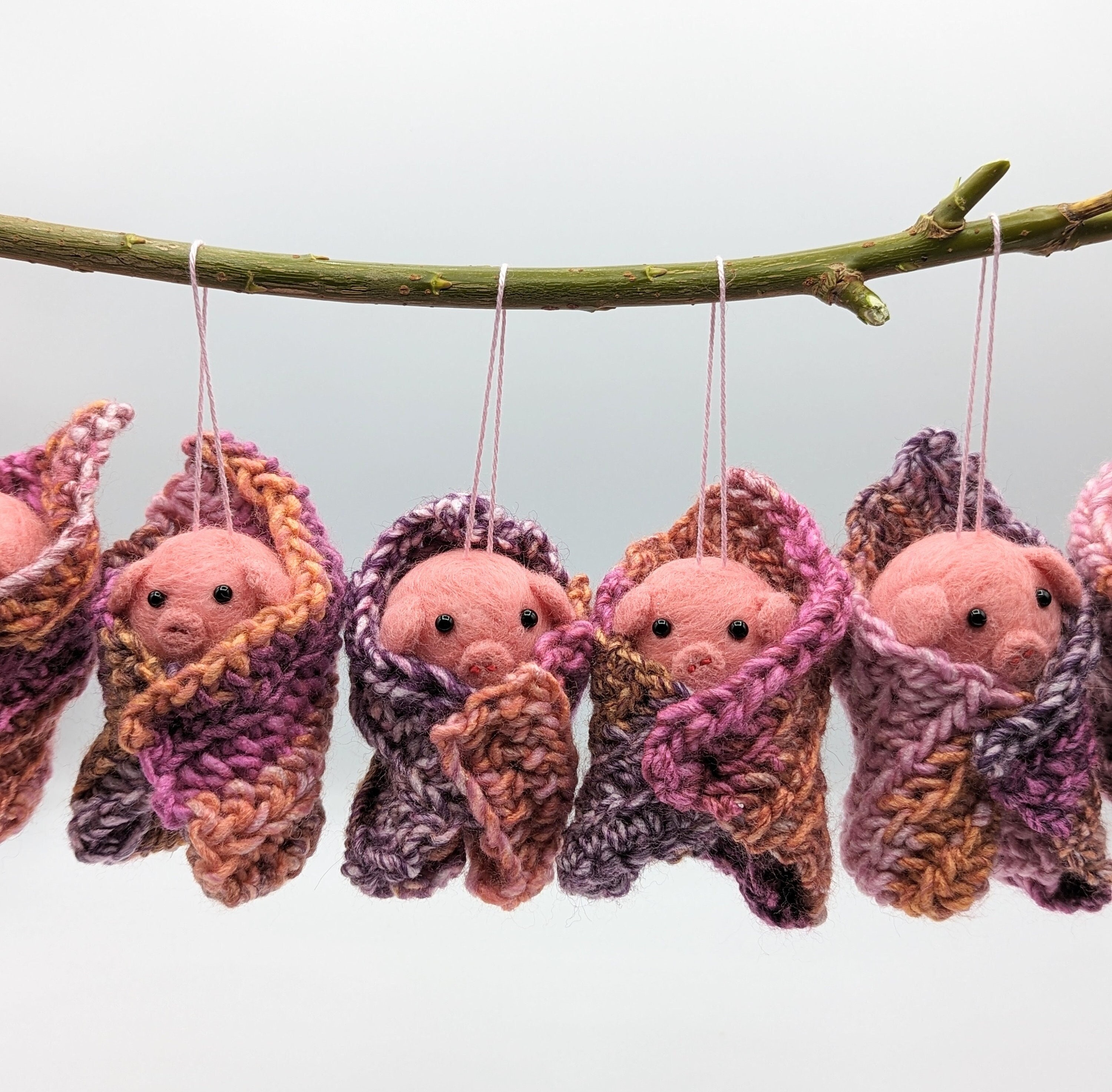 🎄 Handmade Pig in Blankets Christmas Tree Ornament 🎄