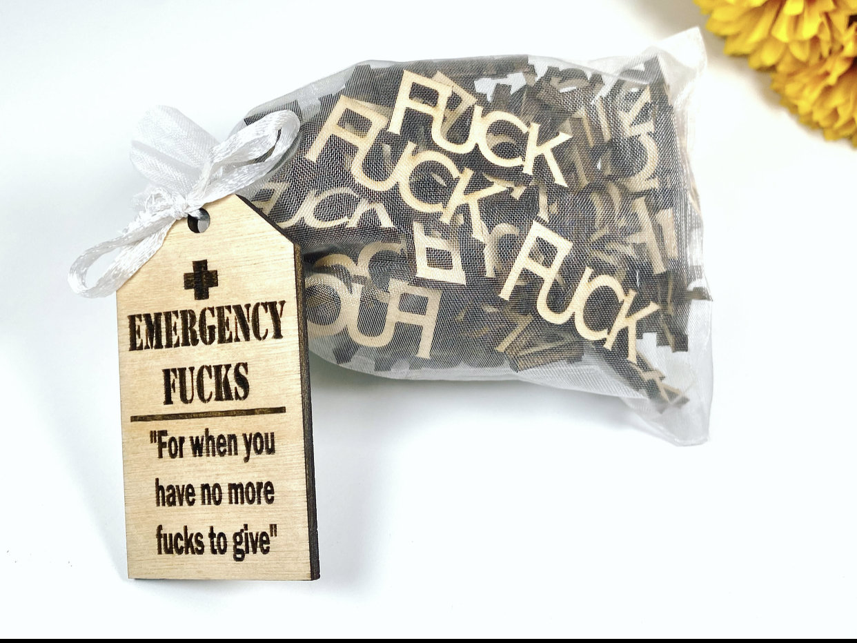 Funny Gift - F**k and Middle Finger Bag