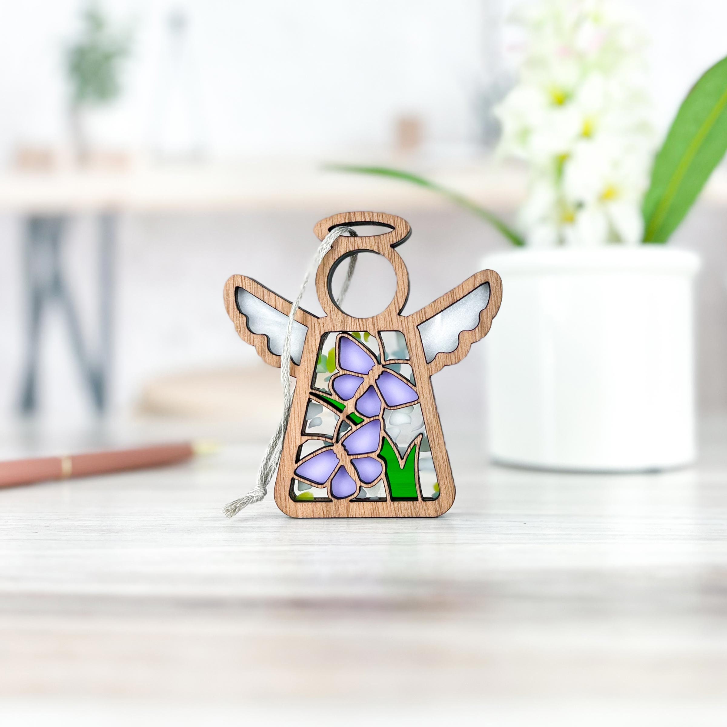 Charm Angel Wings Suncatcher