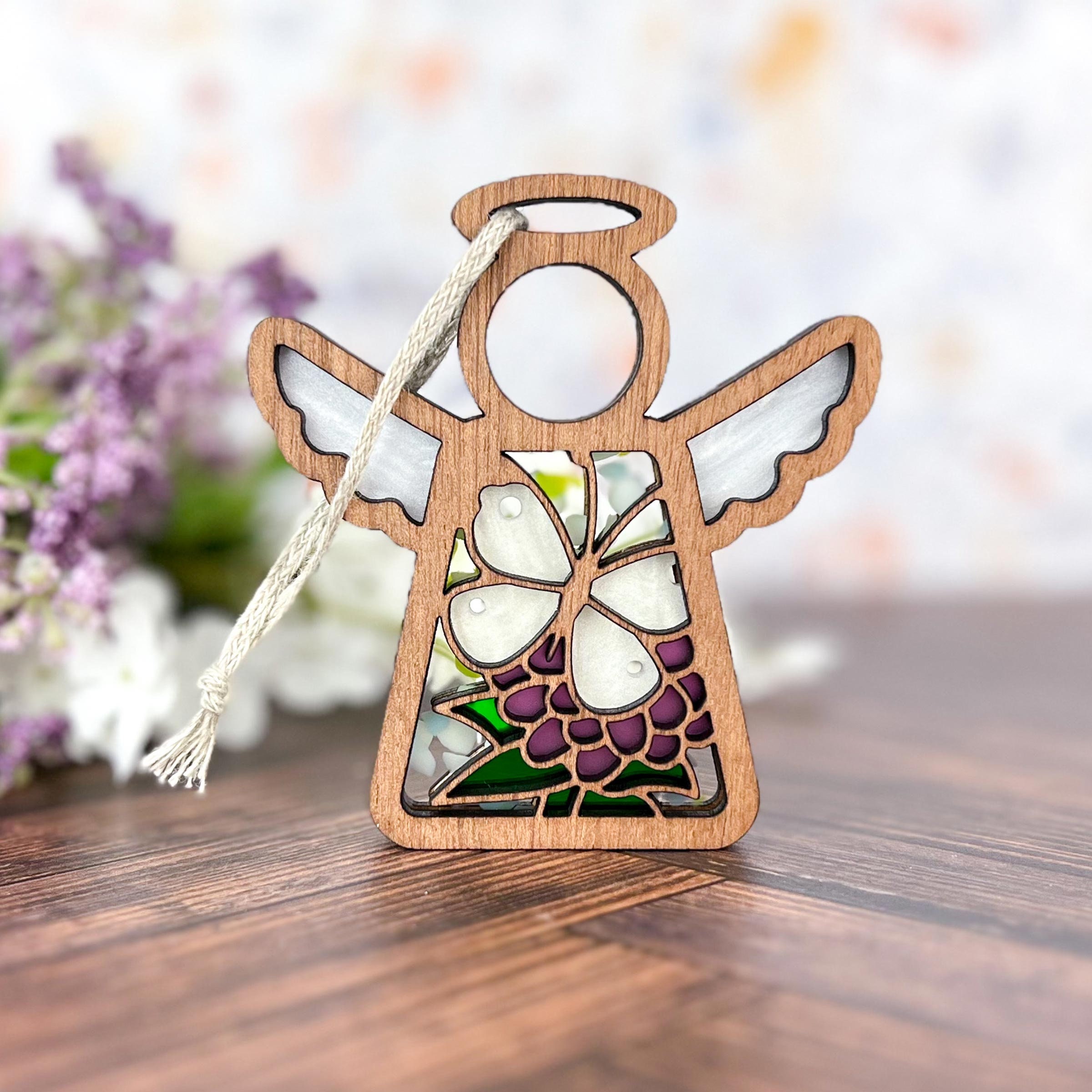 Charm Angel Wings Suncatcher