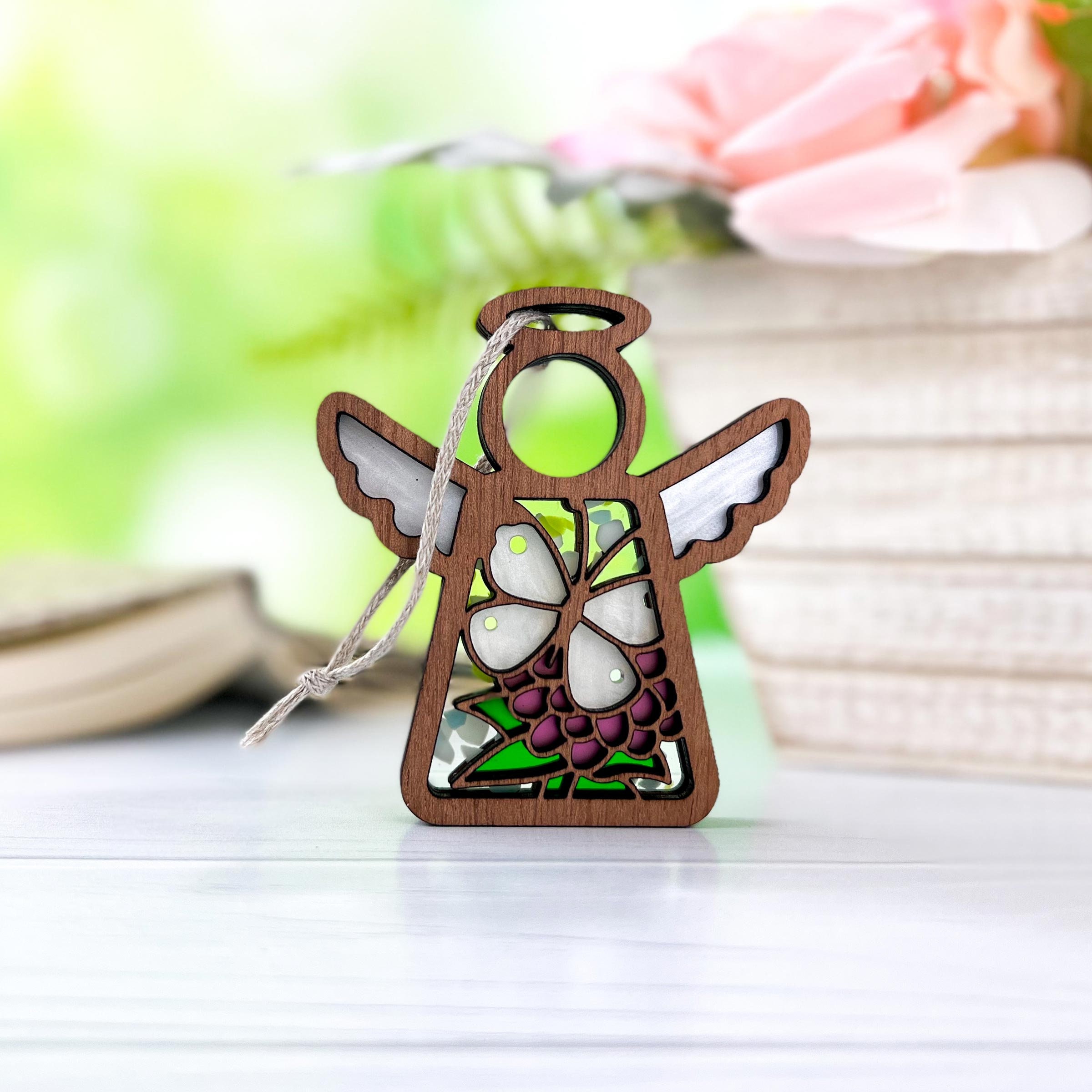 Charm Angel Wings Suncatcher