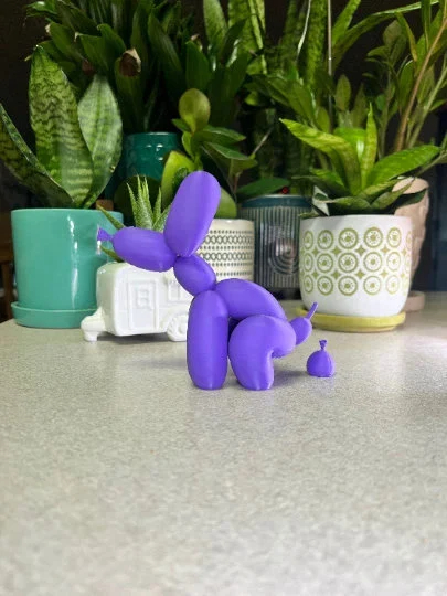 Funny Pooping Balloon Puppy Decoration
