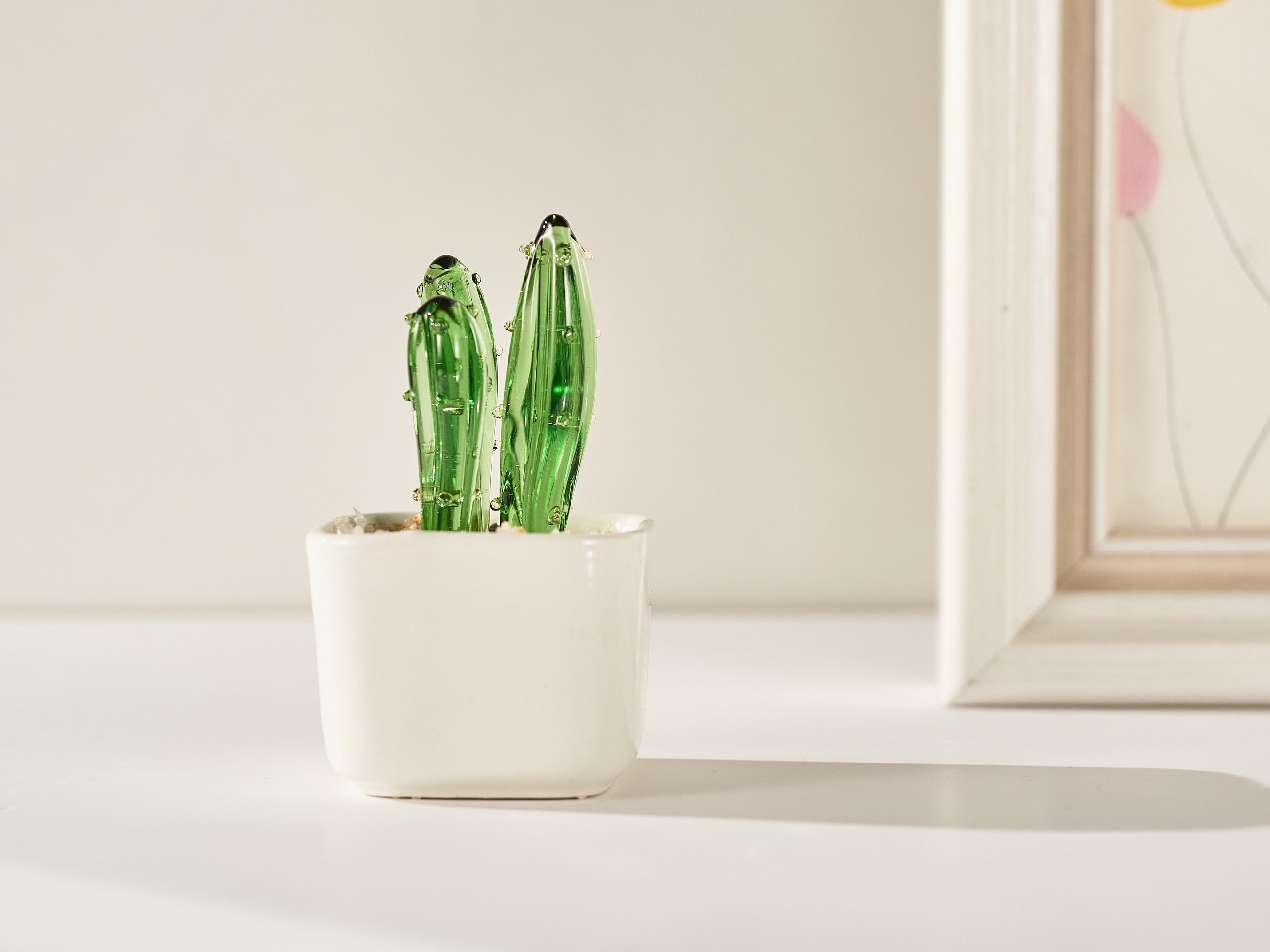 Handmade Stained Glass Succulents