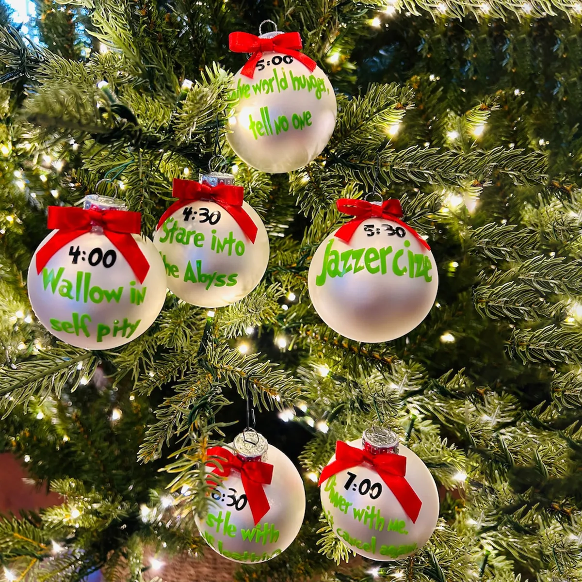 🎅Christmas Hot Sale - GR1NCH Schedule Ornament Gift Set (6Pcs)