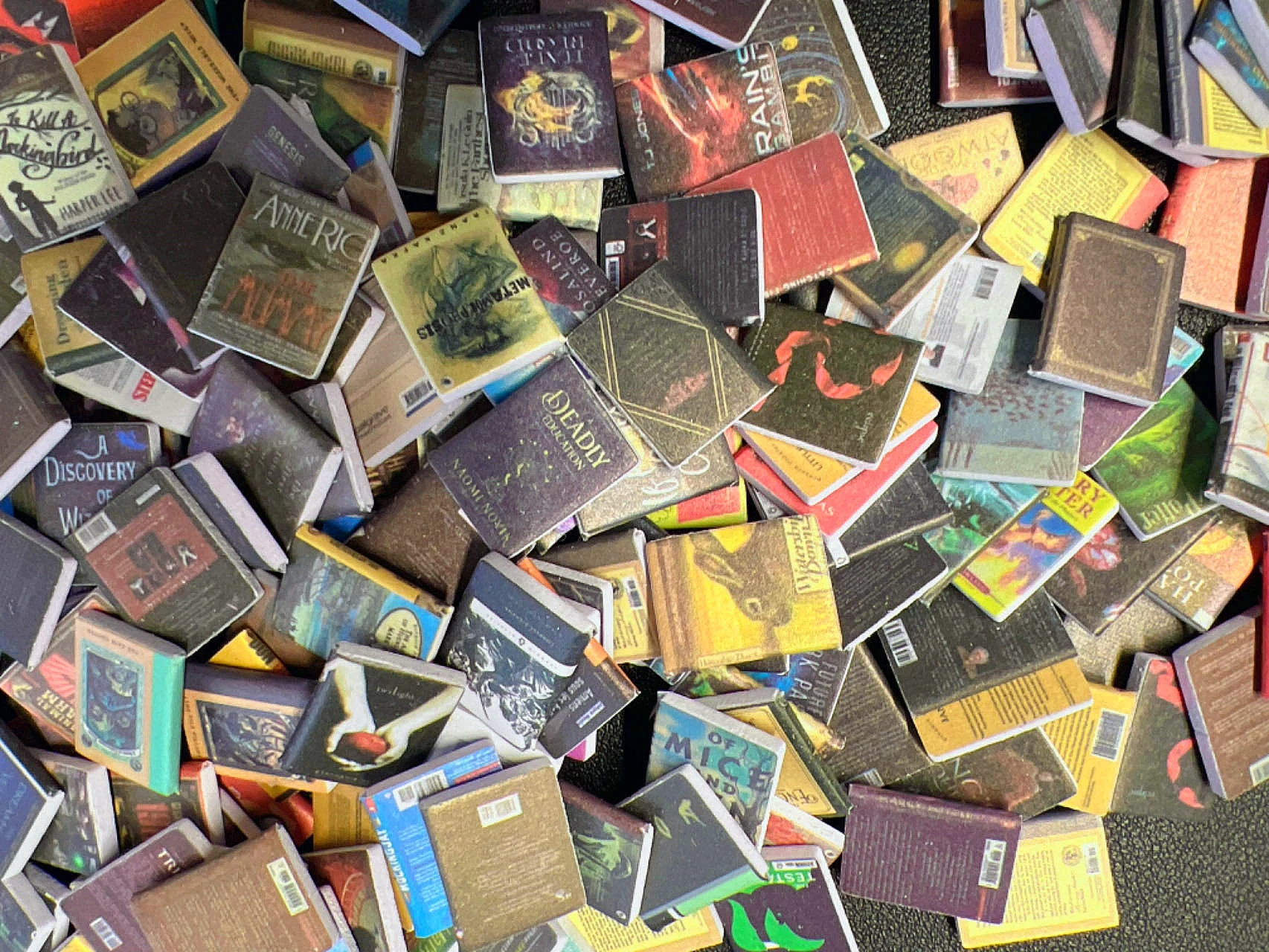 Anxiety Bookshelf - Selected Miniature Books