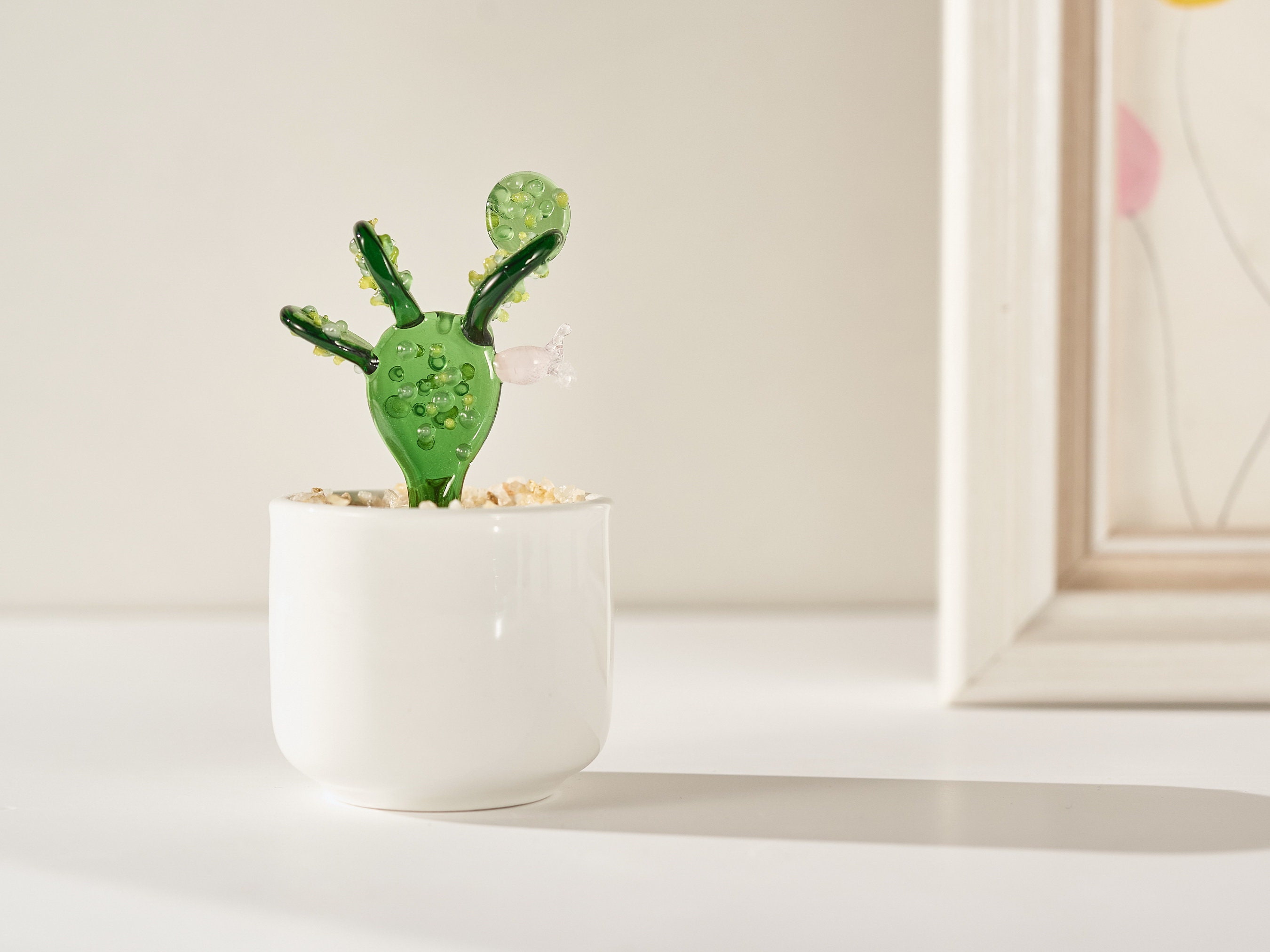 Handmade Stained Glass Succulents