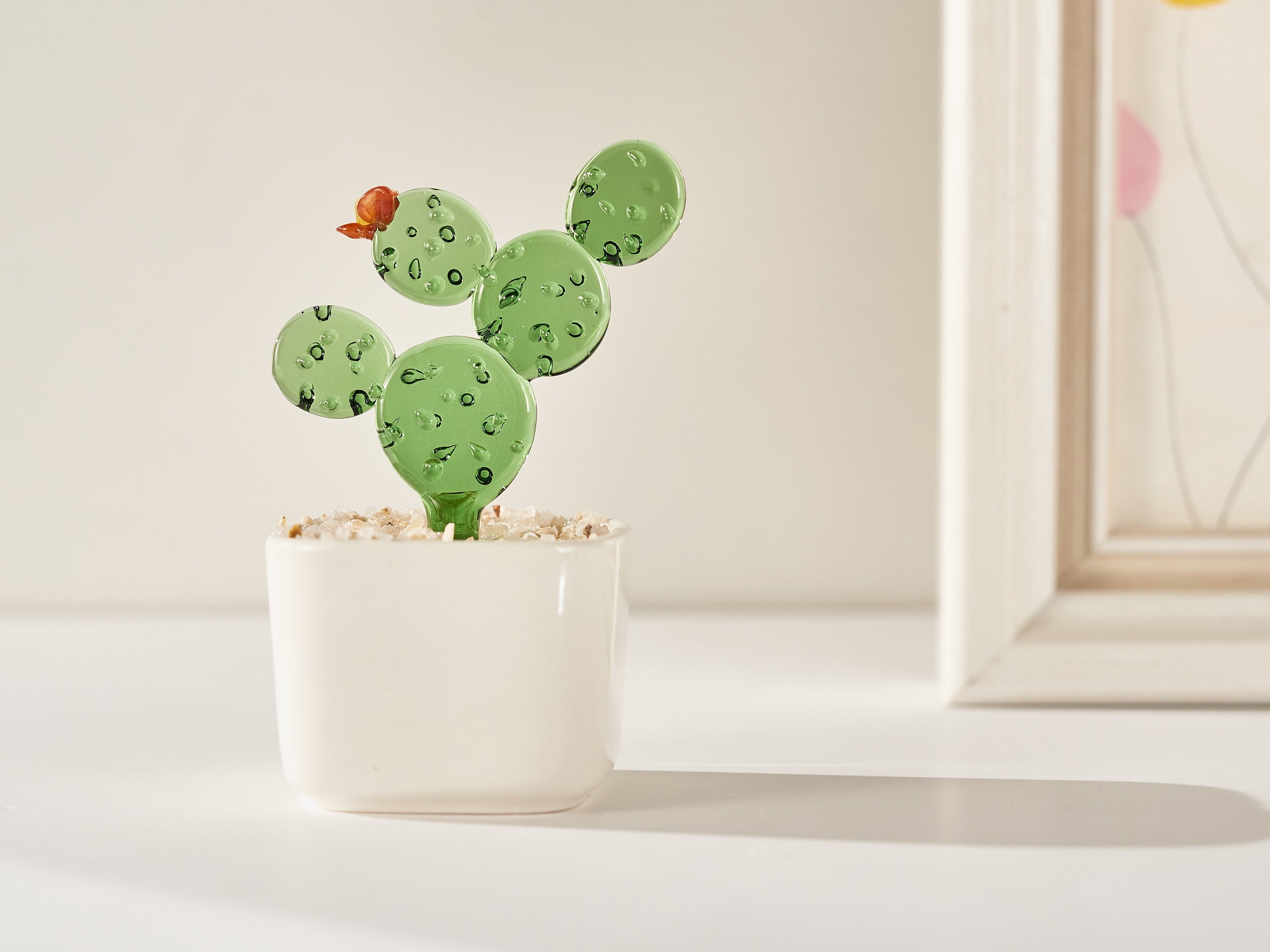 Handmade Stained Glass Succulents