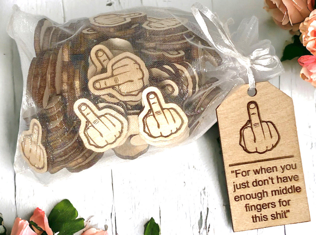 Funny Gift - F**k and Middle Finger Bag
