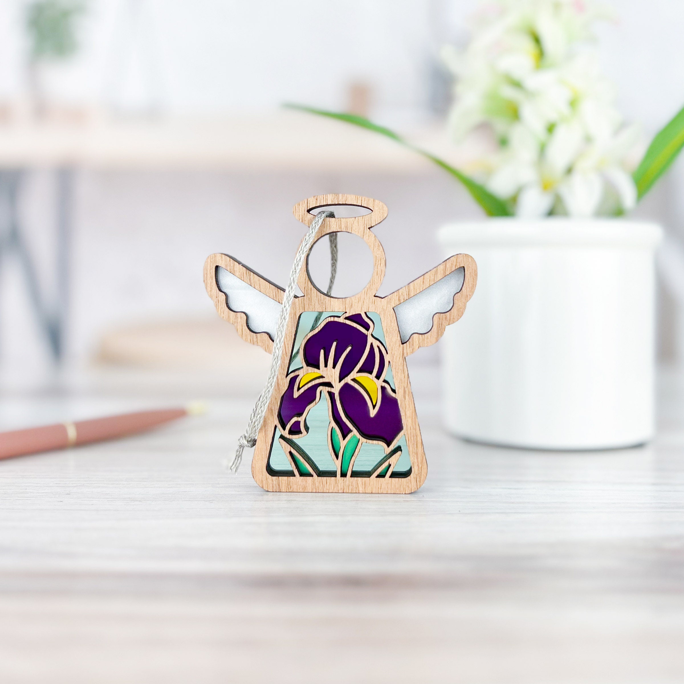 Charm Angel Wings Suncatcher