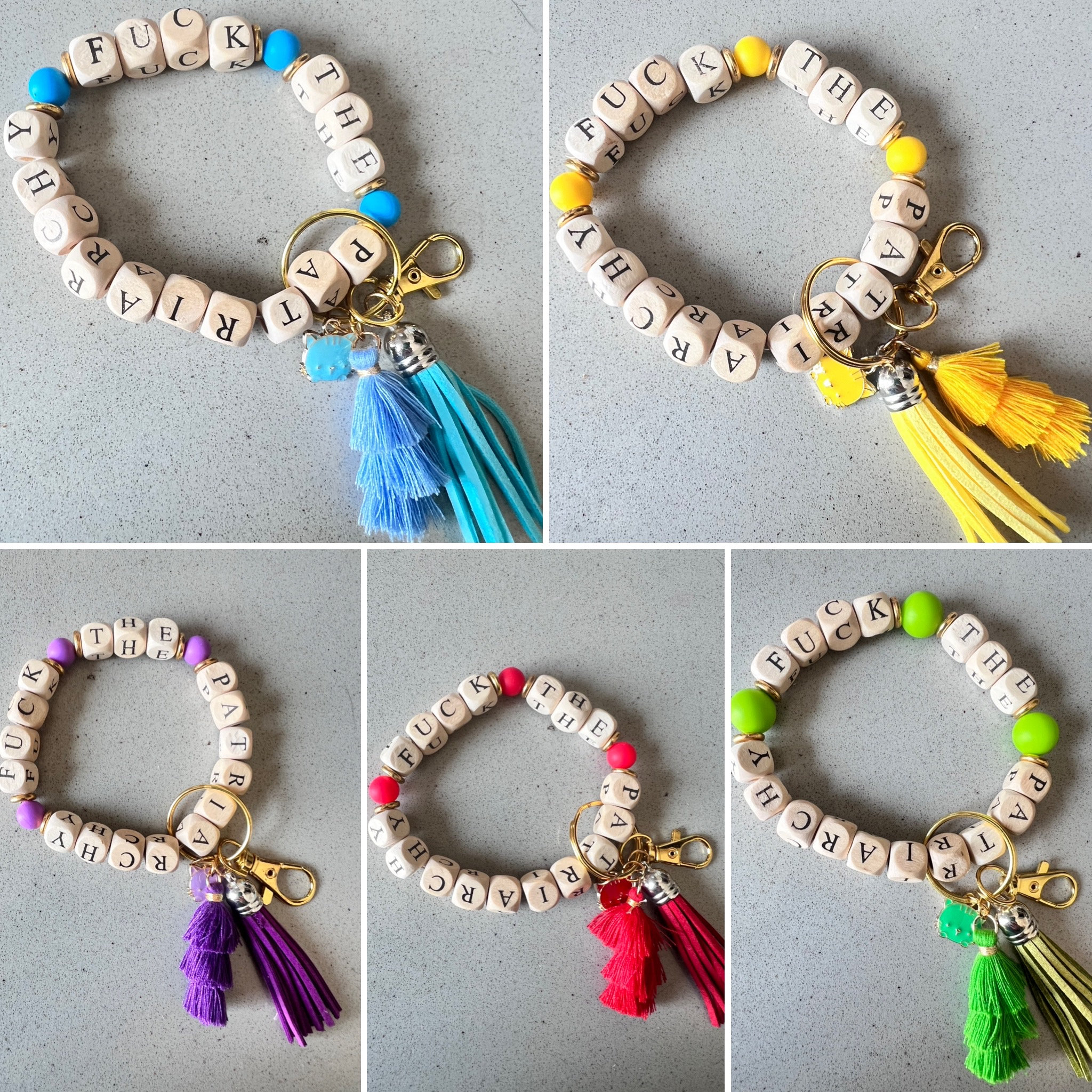 Fuck the Patriarchy Keychain