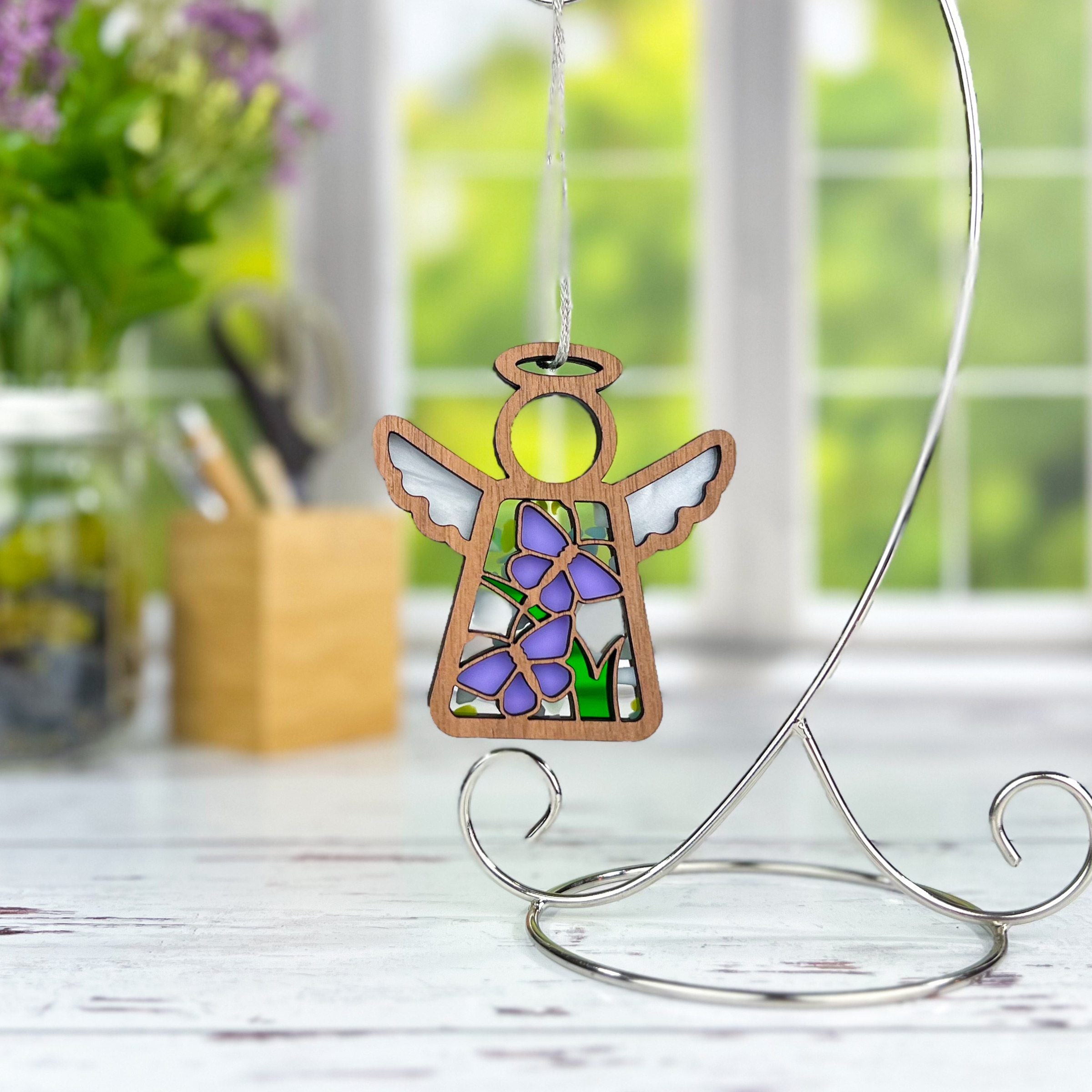 Charm Angel Wings Suncatcher