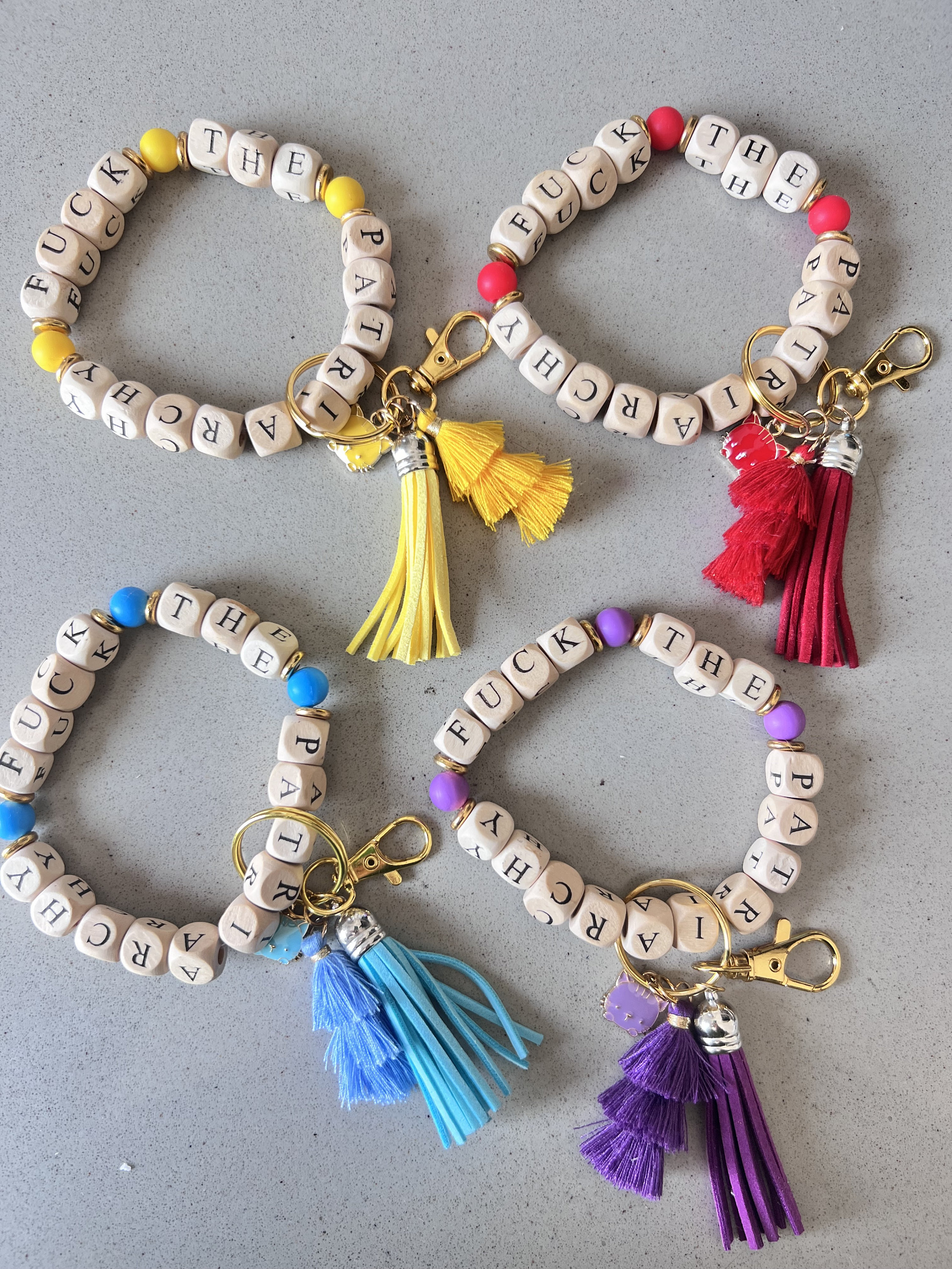 Fuck the Patriarchy Keychain