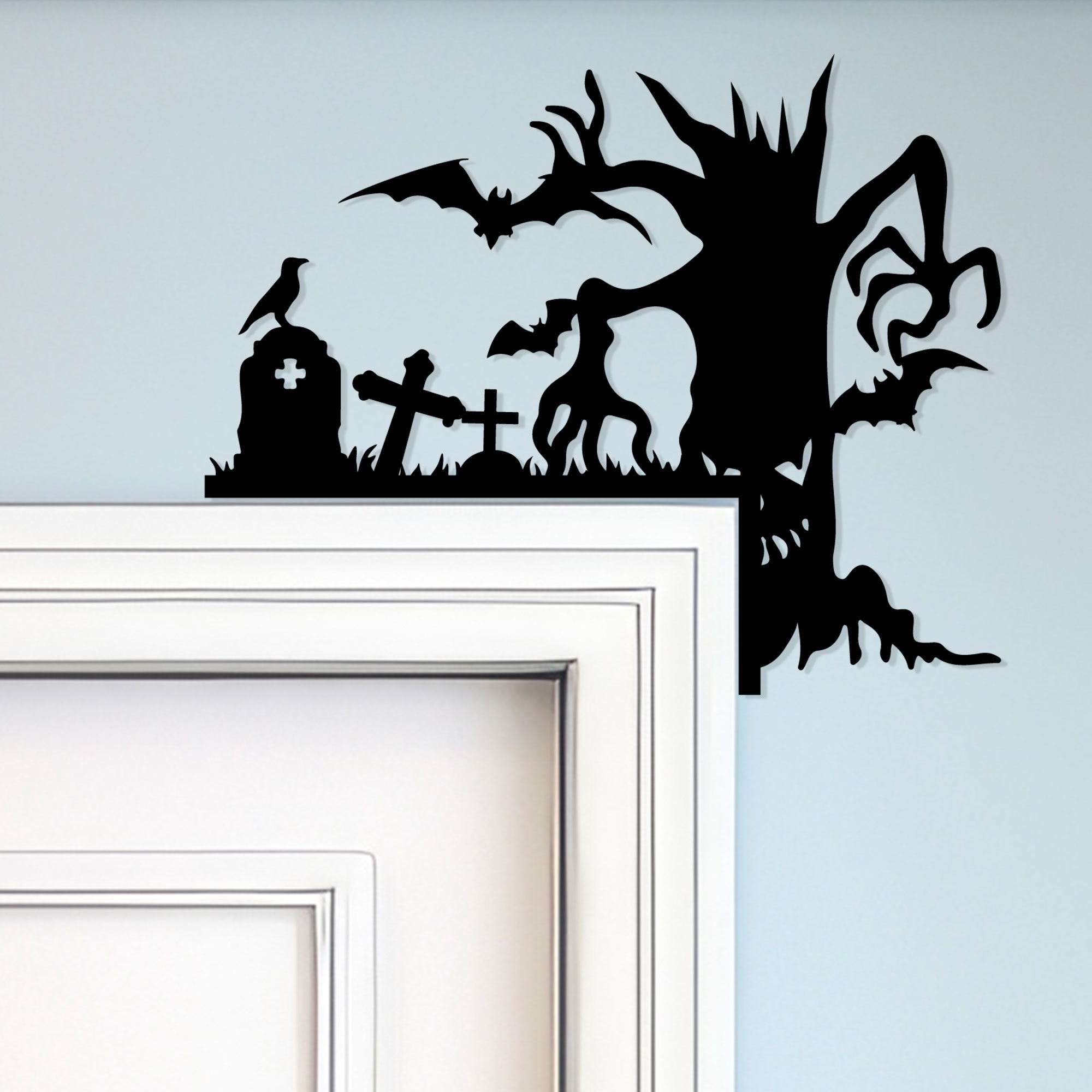 Halloween Door Corner Sign
