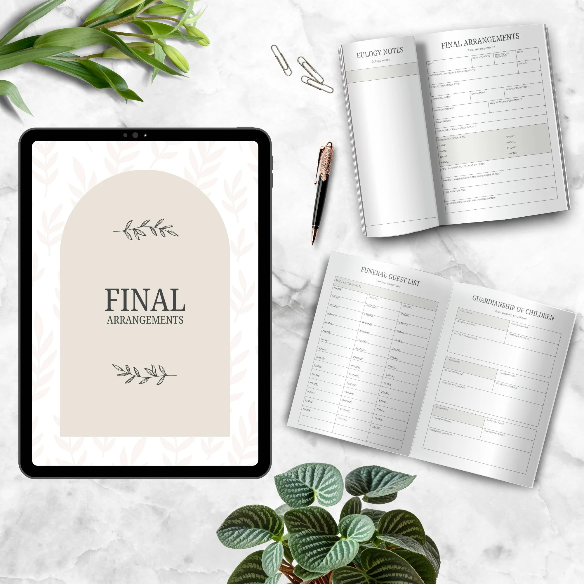 What If Binder. End Of Life Planner