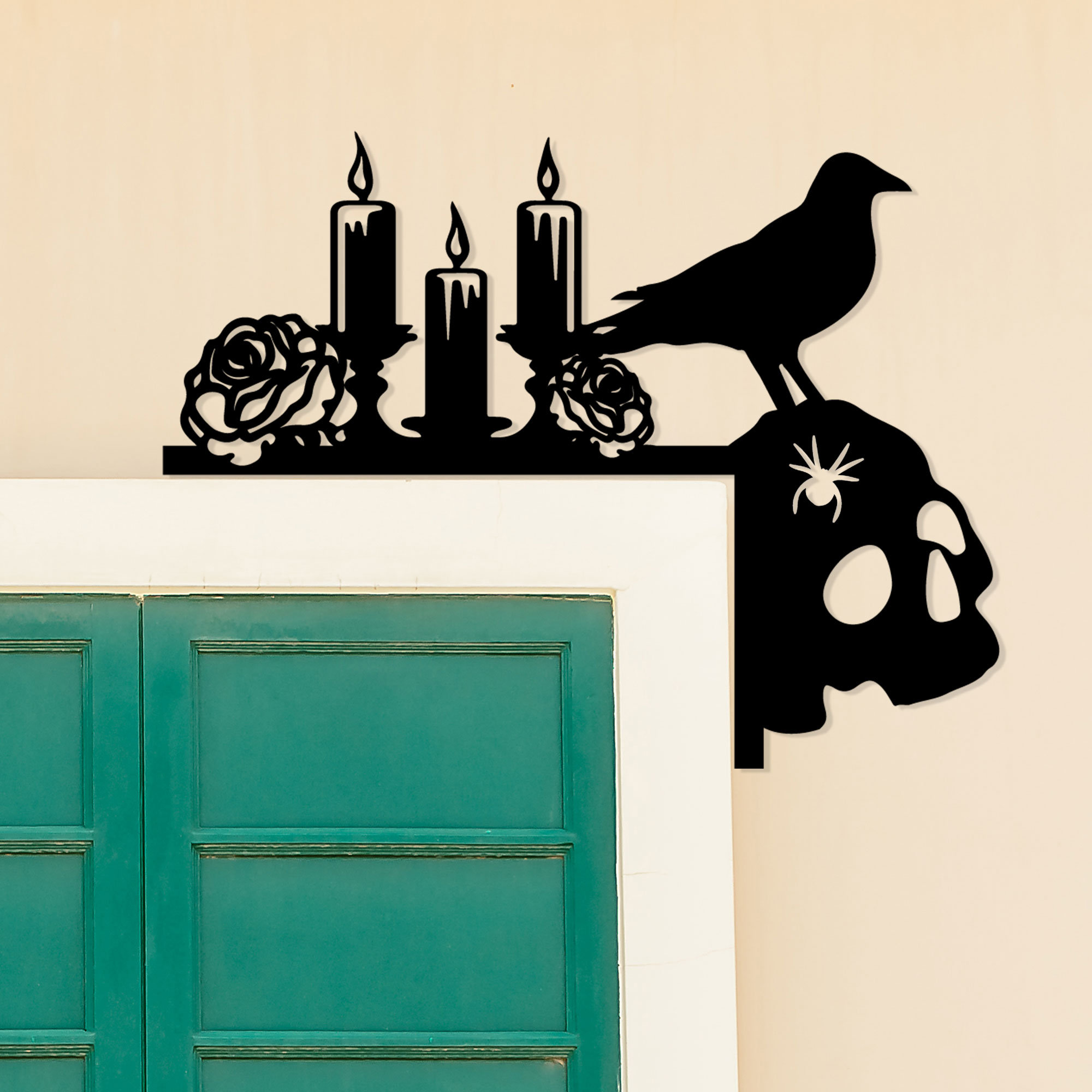 Halloween Door Corner Sign