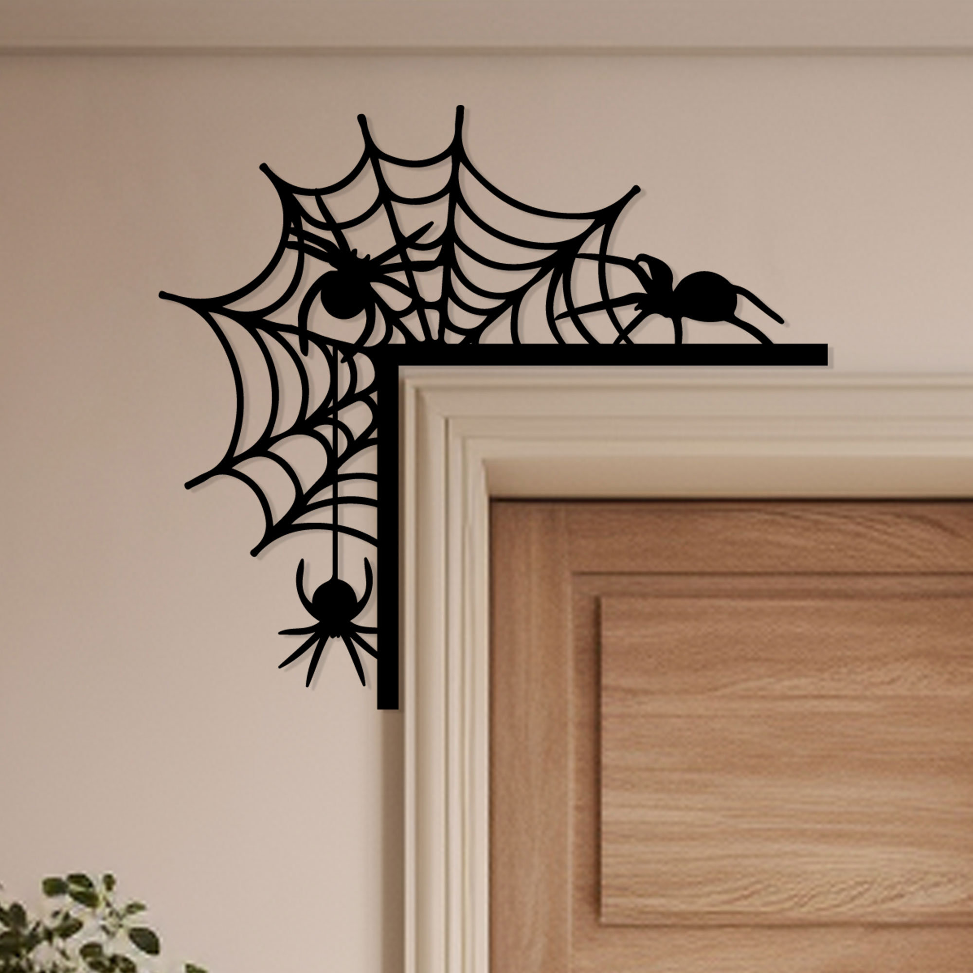 Halloween Door Corner Sign