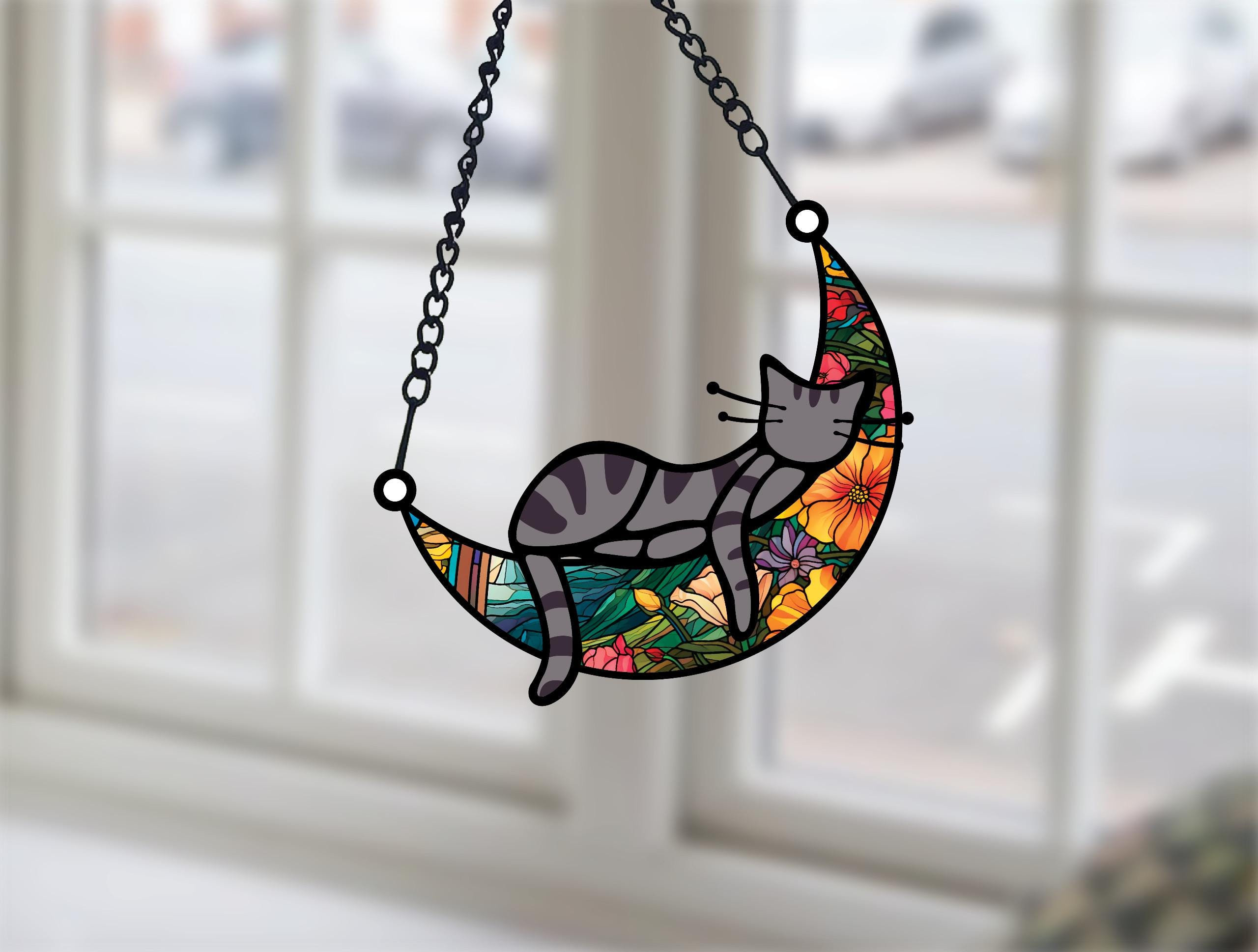 ✨Sleeping Cat on Moon Memorial Ornament✨