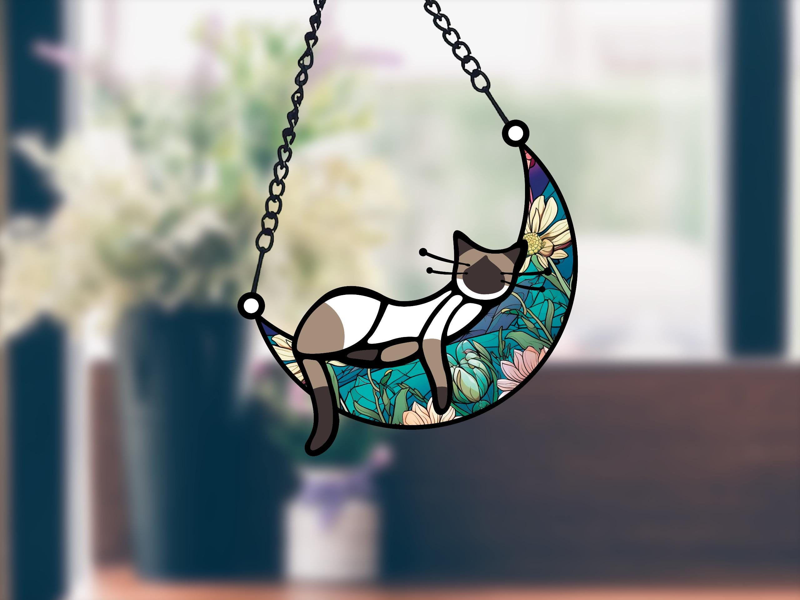 ✨Sleeping Cat on Moon Memorial Ornament✨