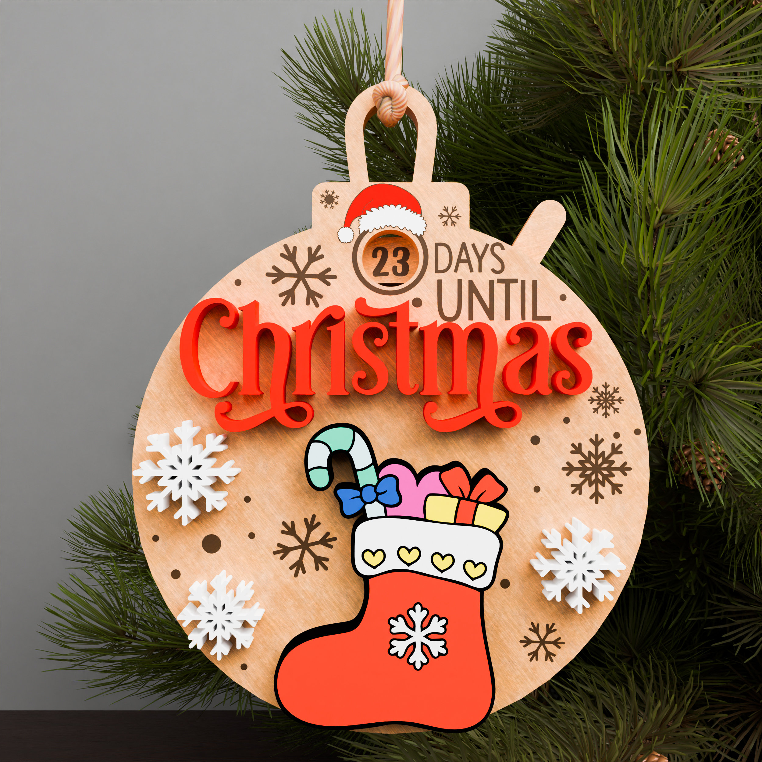 Christmas Countdown Onaments