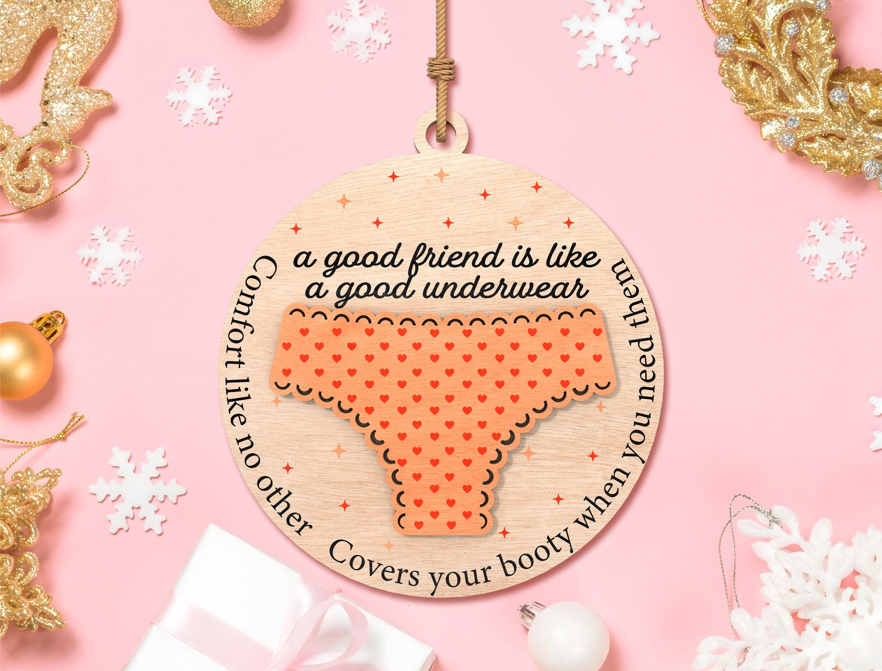 Funny Friends Christmas Ornament