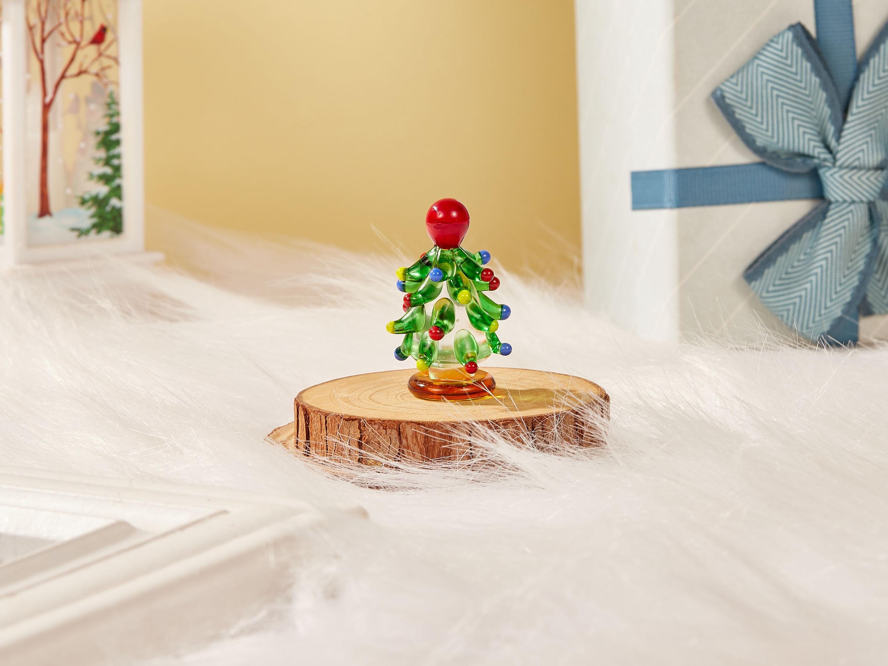 ✨Handmade Stained Glass Figurines -Glass Christmas Trees✨