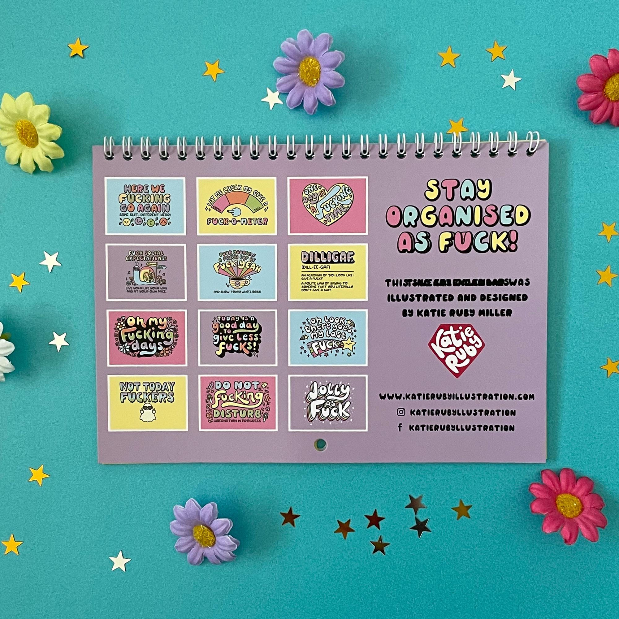 ✨ 2025 F*cking Calendar - Double Page Wall Calendar ✨