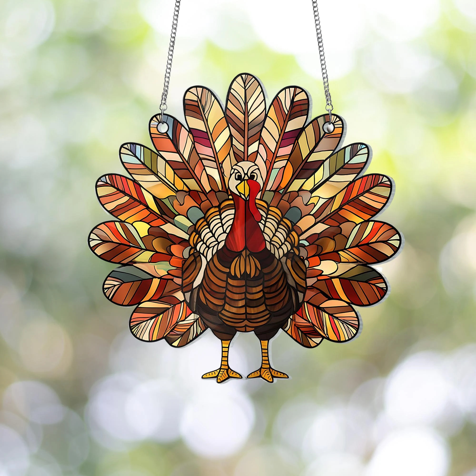 ✨Thanksgiving Turkey Suncatcher Acrylic Decoration ✨