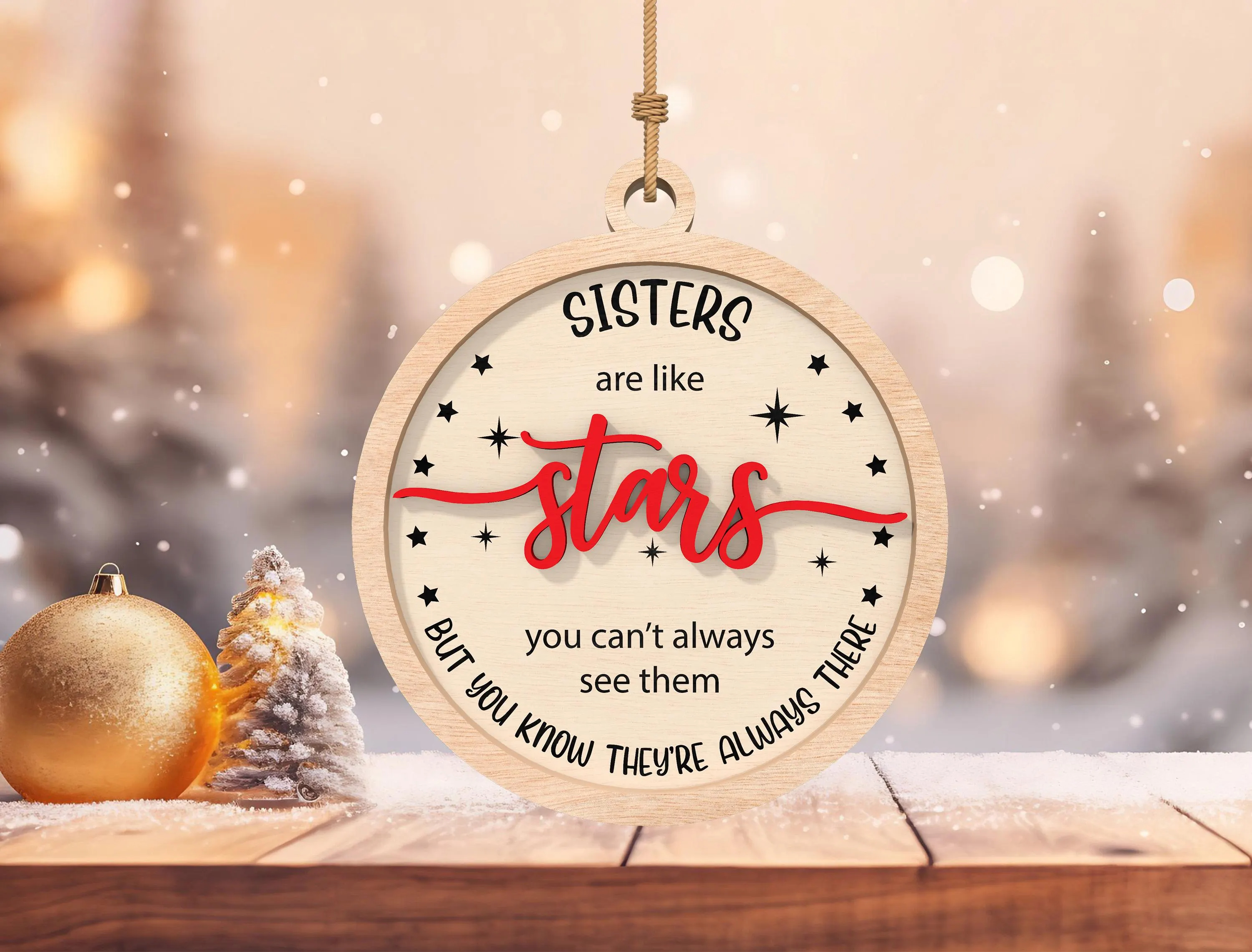 ✨ Best Friend Christmas Ornaments - A Fun & Heartfelt Gift ✨