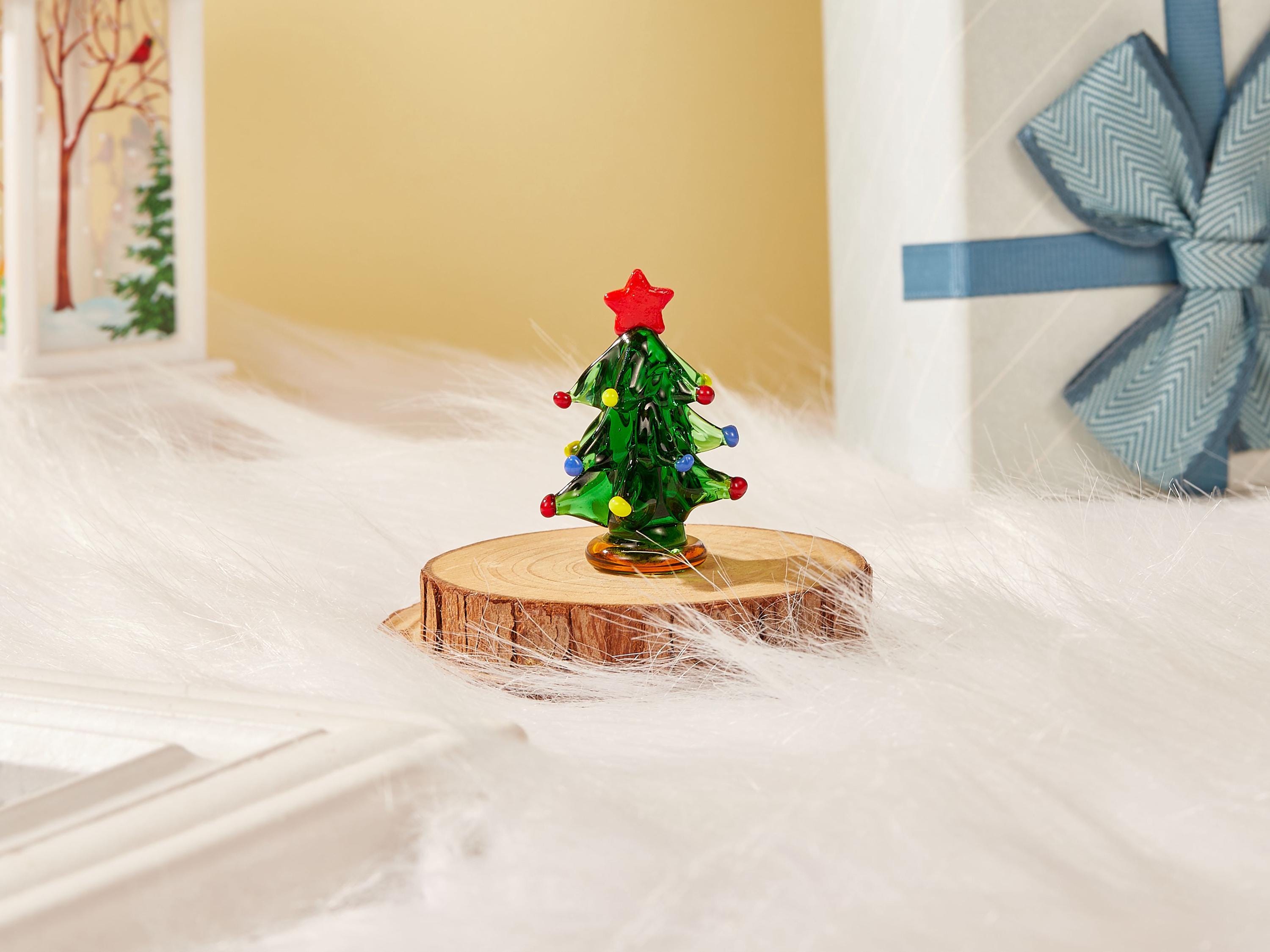 ✨Handmade Stained Glass Figurines -Glass Christmas Trees✨