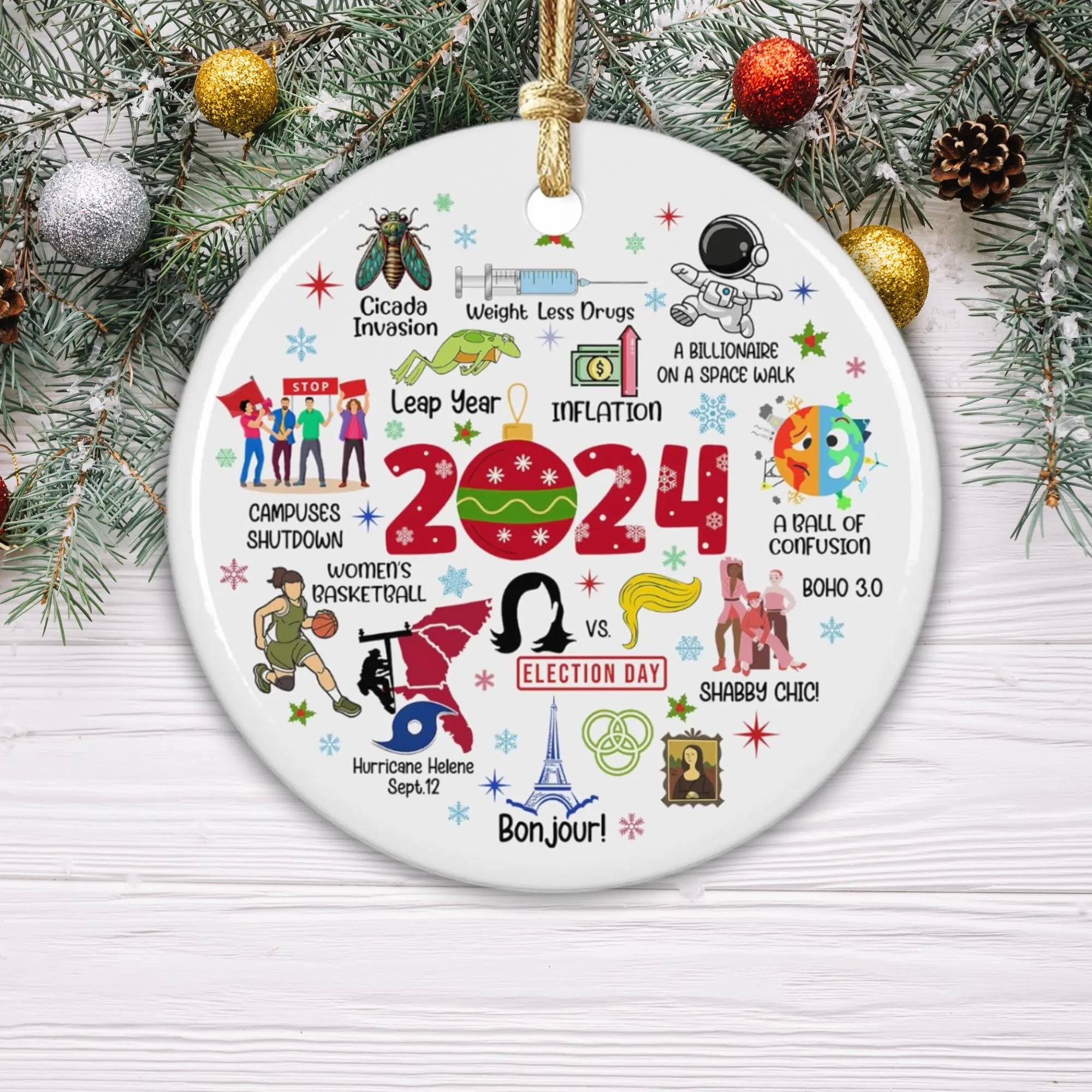 ✨Notable Events 2024 Christmas Ornament✨