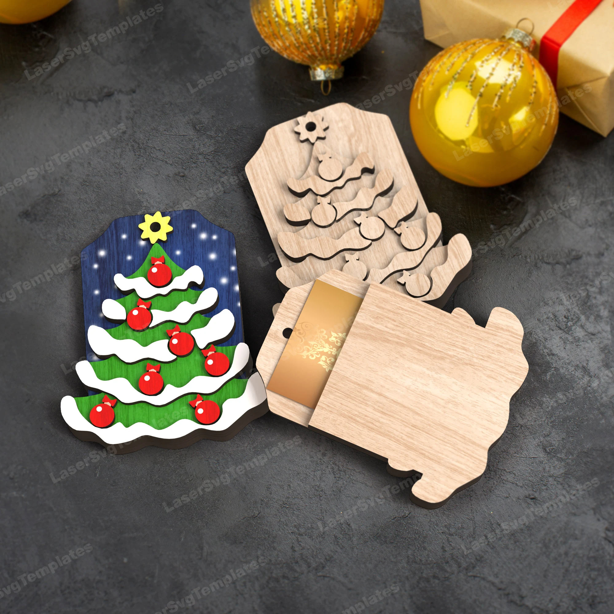 ✨Christmas Ornaments Gift Card Holders✨