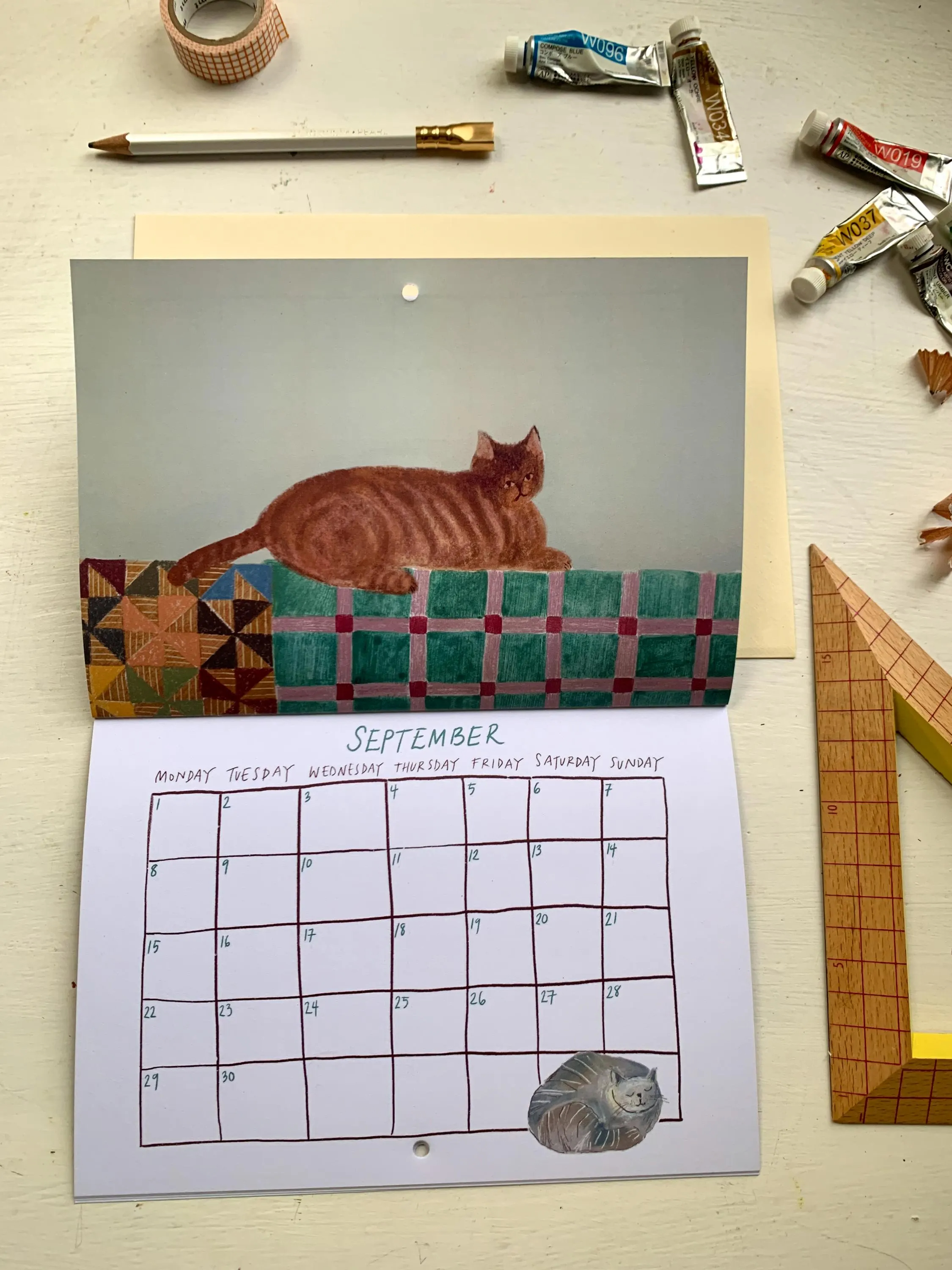 ✨2025 Calendar of Cats - Purrfectly Charming Wall Calendar✨