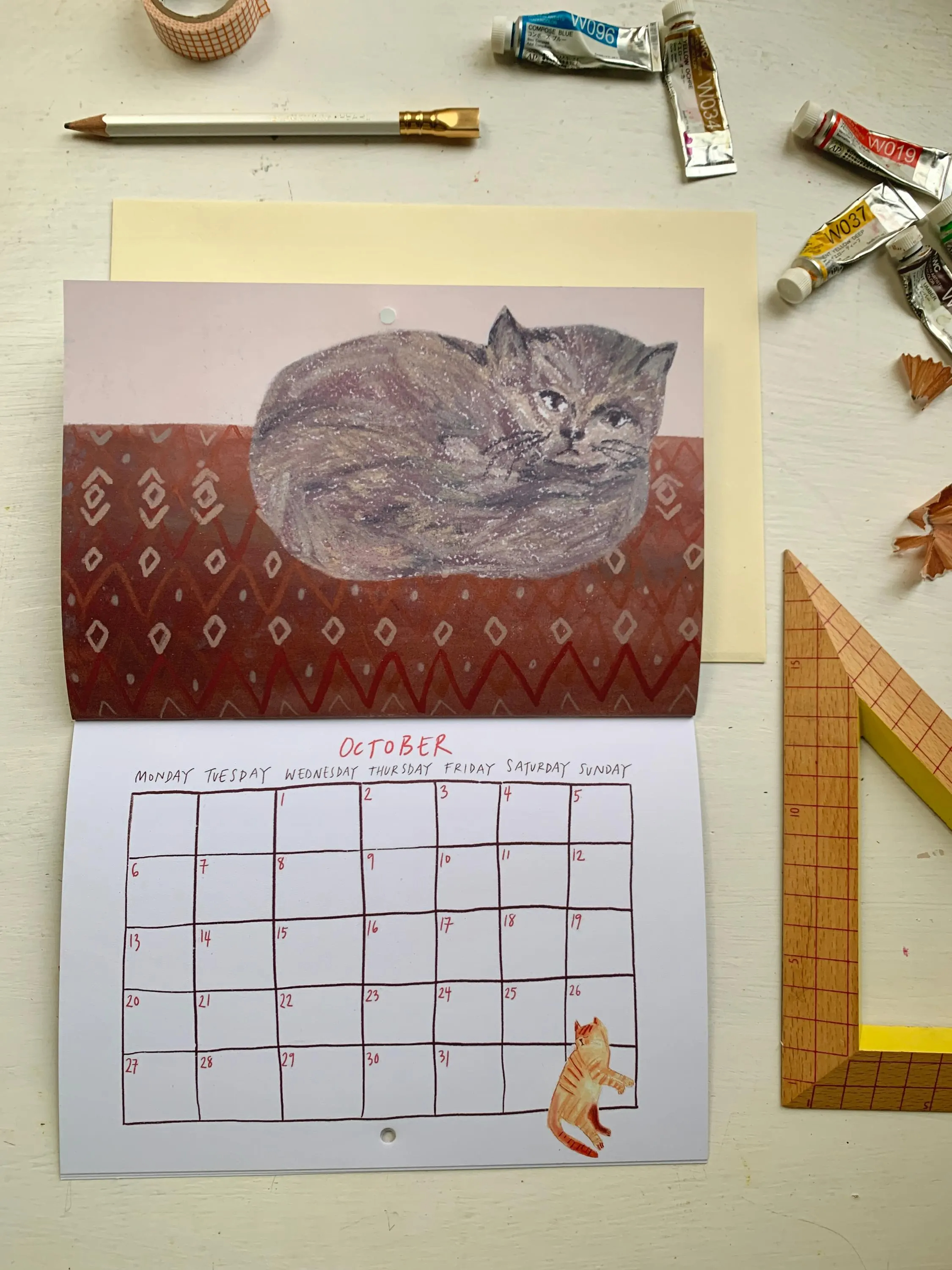 ✨2025 Calendar of Cats - Purrfectly Charming Wall Calendar✨