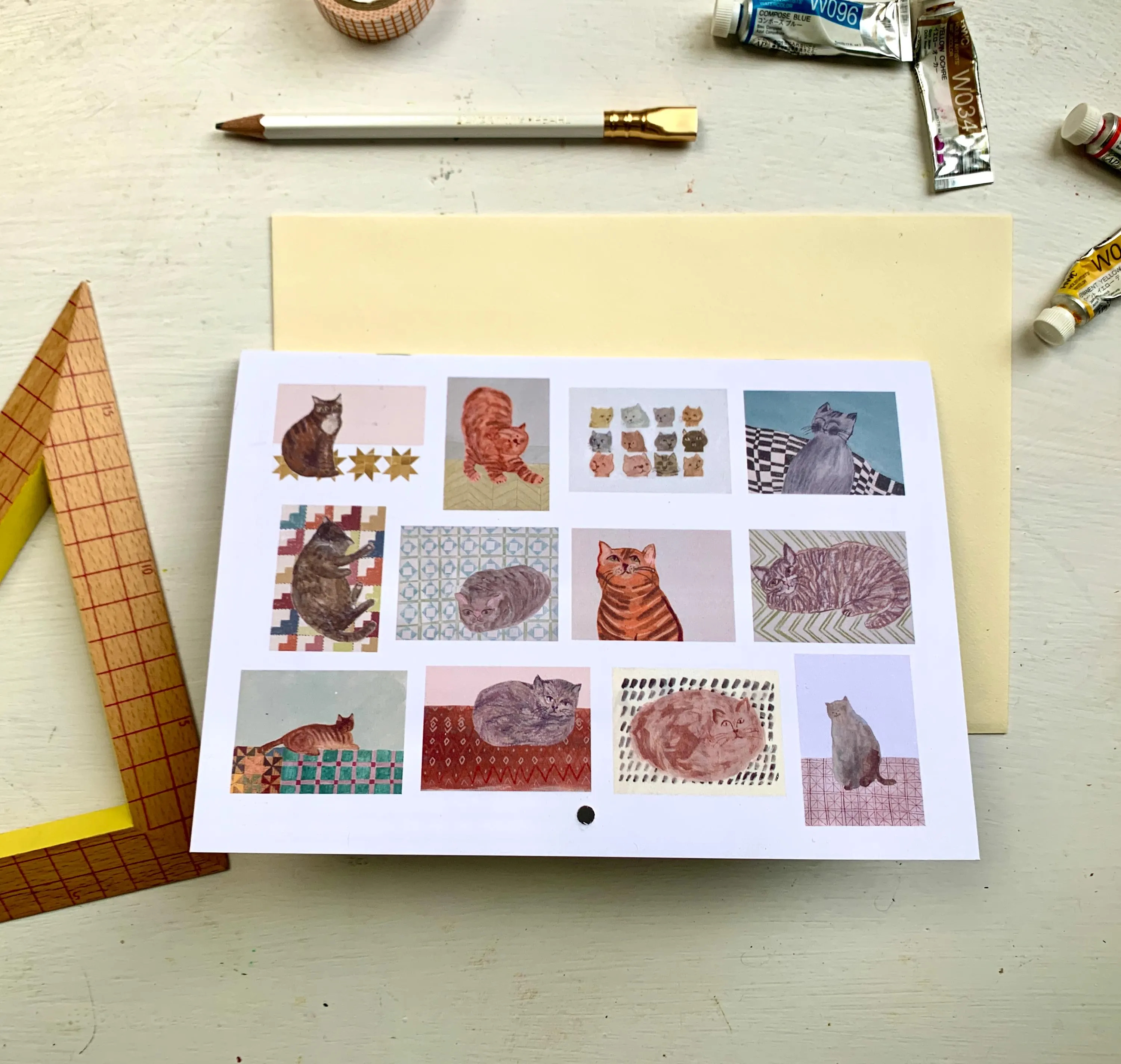 ✨2025 Calendar of Cats - Purrfectly Charming Wall Calendar✨