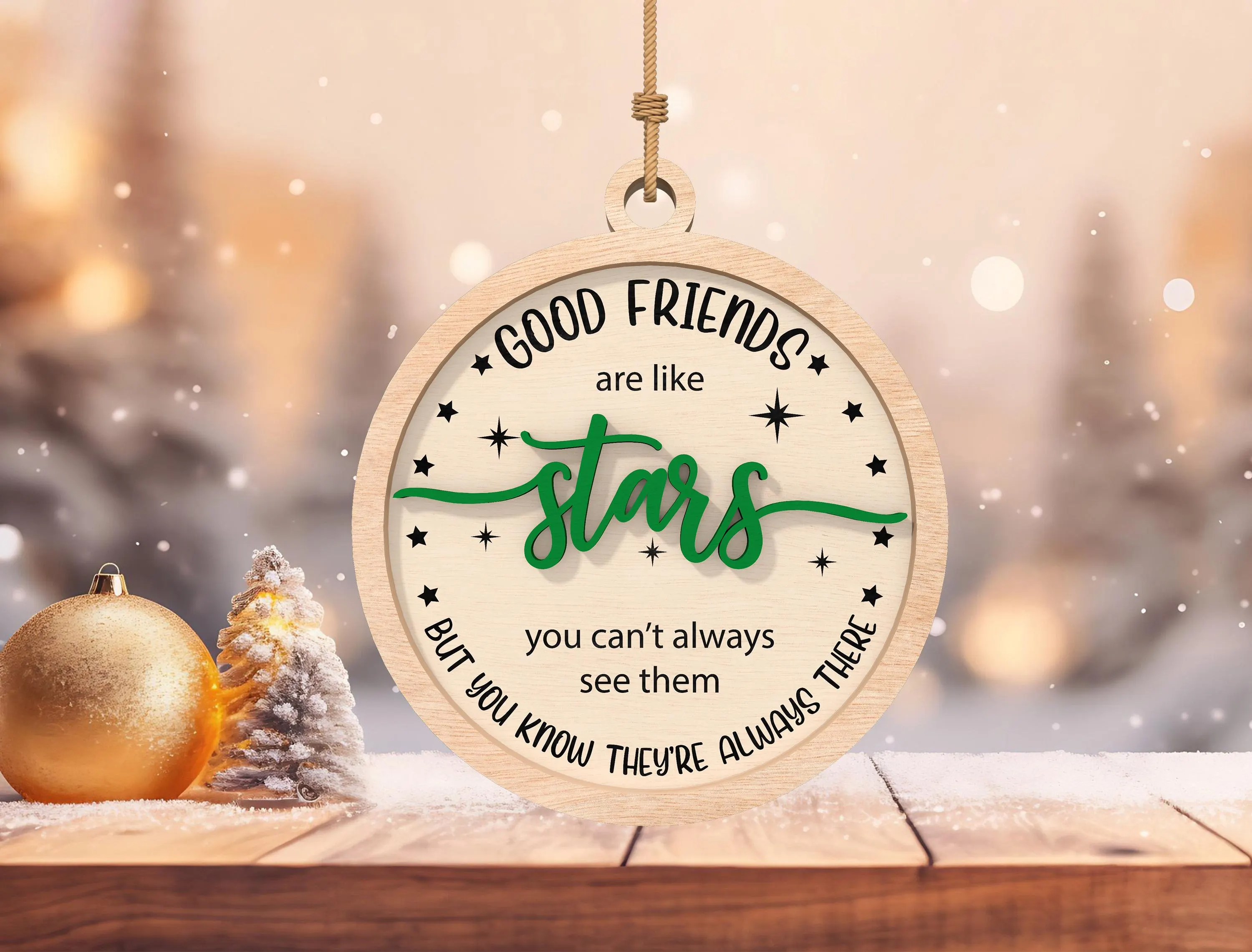 ✨ Best Friend Christmas Ornaments - A Fun & Heartfelt Gift ✨