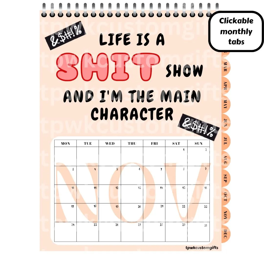 ✨Fucking It, It’s 2025 Digital Calendar✨