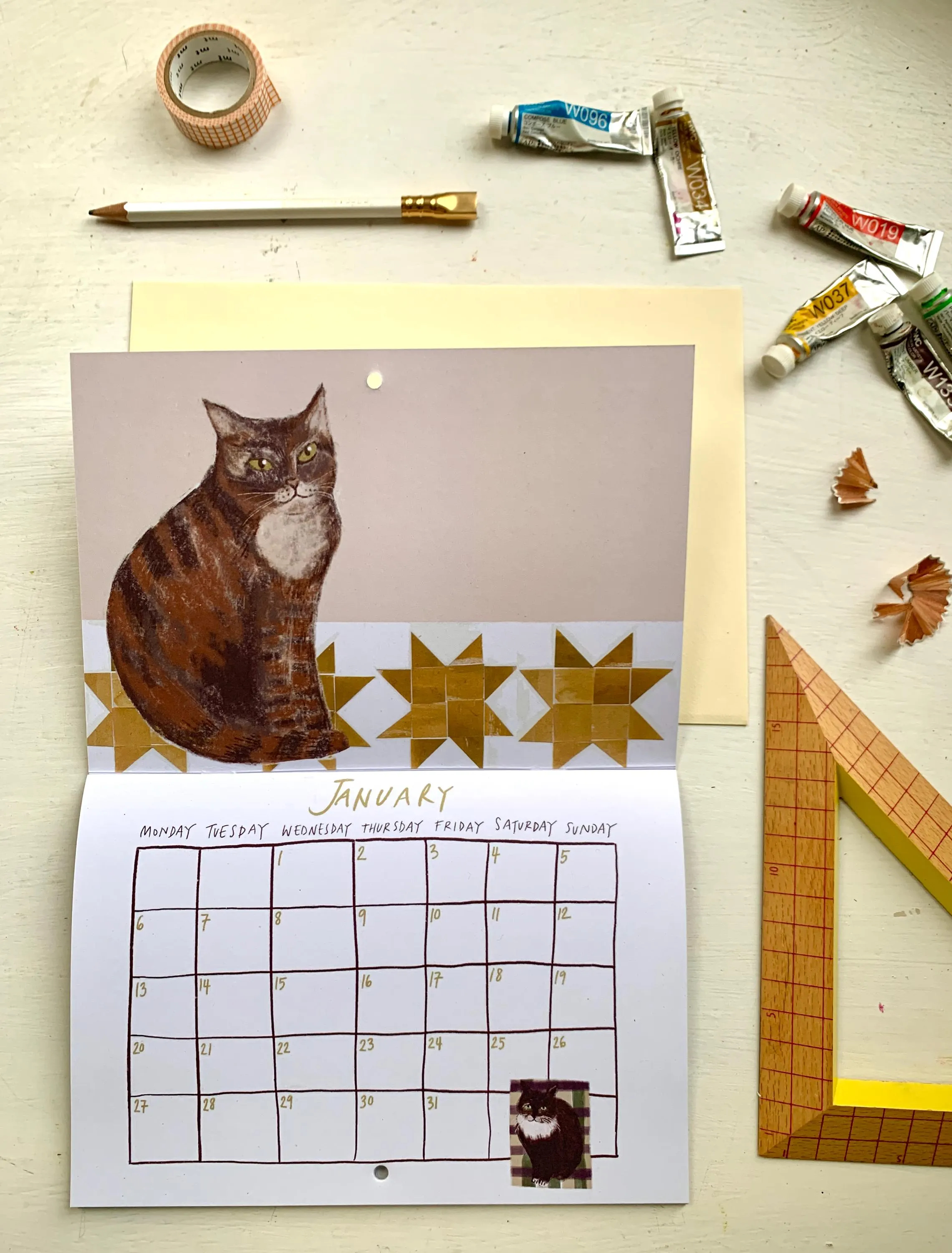 ✨2025 Calendar of Cats - Purrfectly Charming Wall Calendar✨