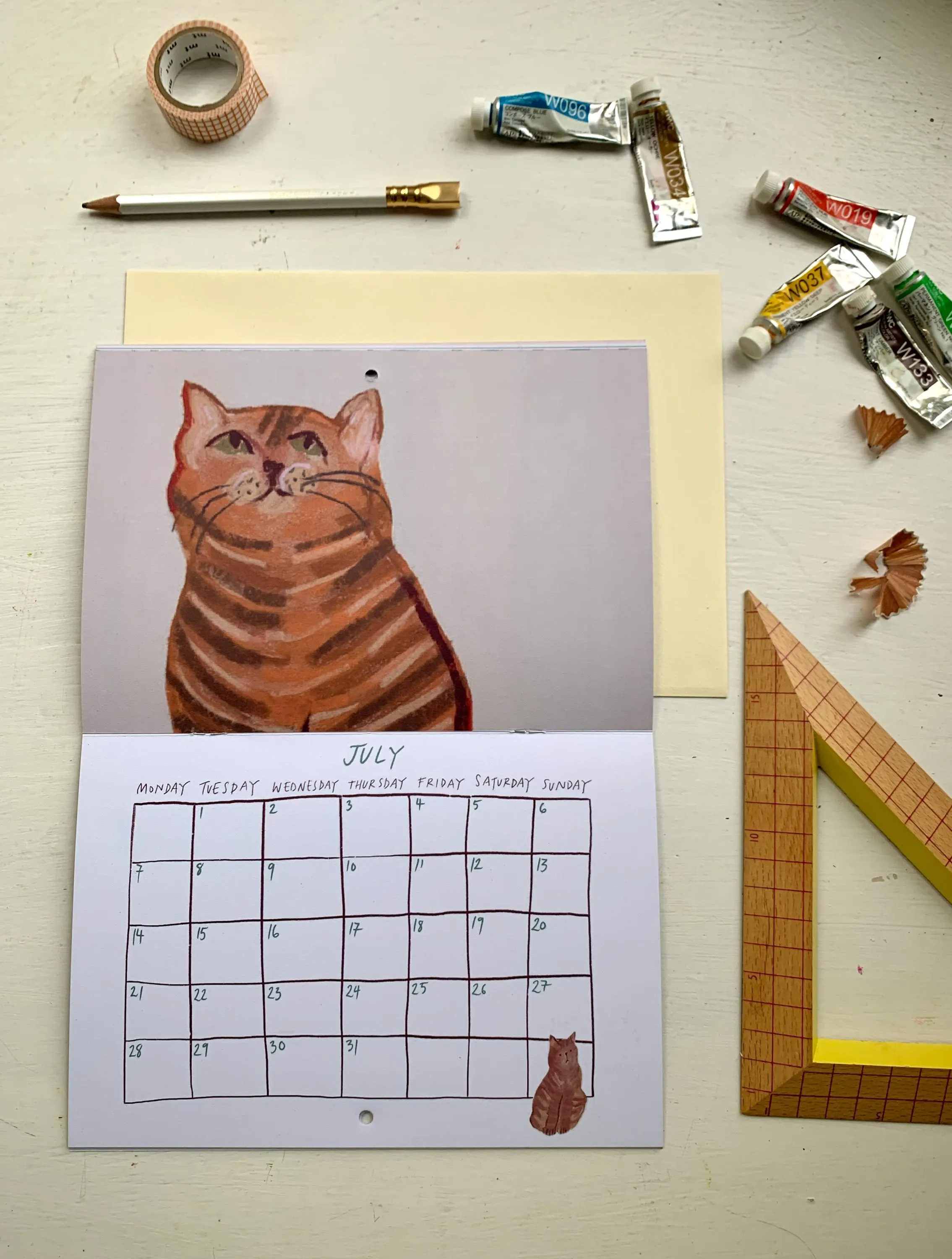 ✨2025 Calendar of Cats - Purrfectly Charming Wall Calendar✨