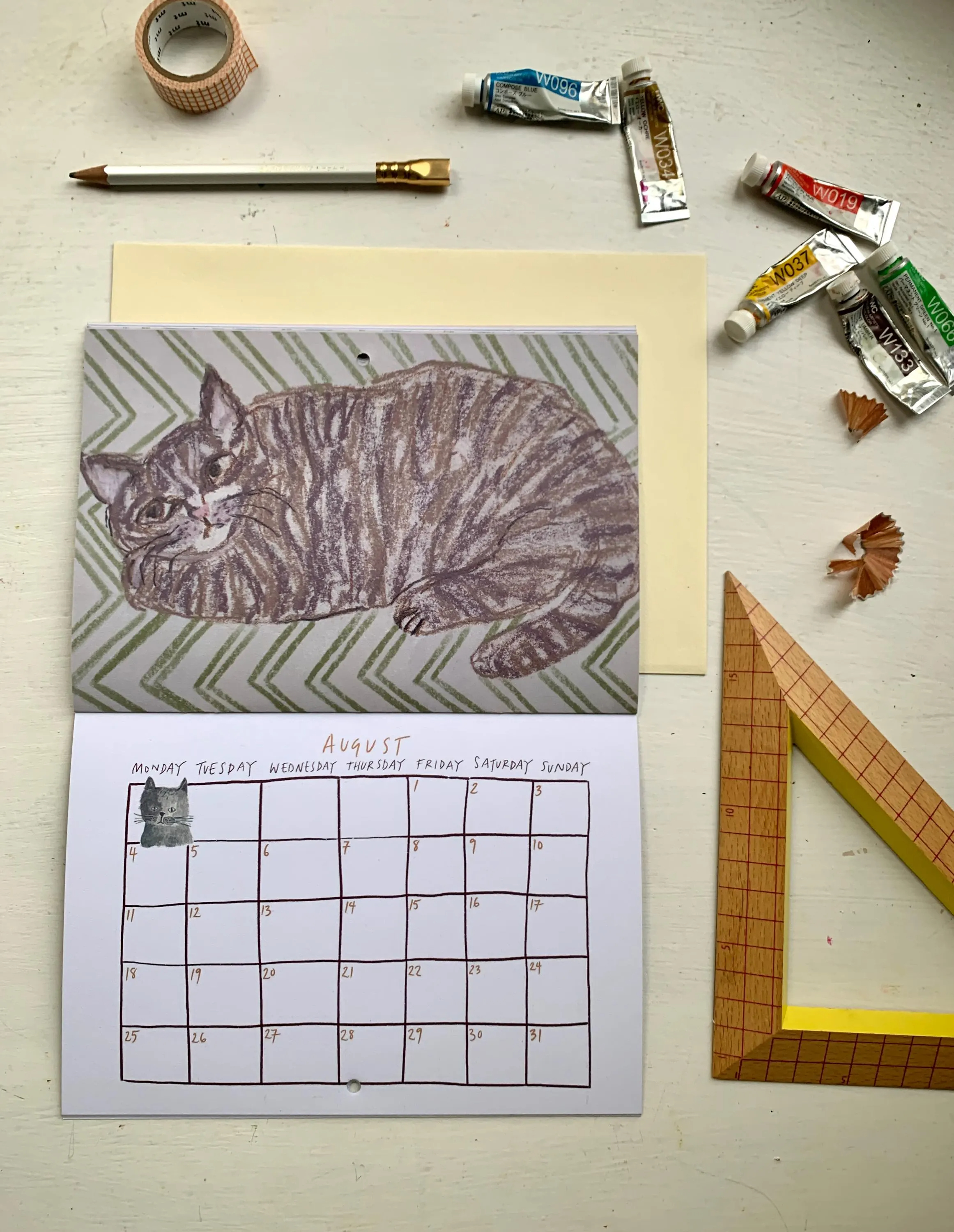 ✨2025 Calendar of Cats - Purrfectly Charming Wall Calendar✨