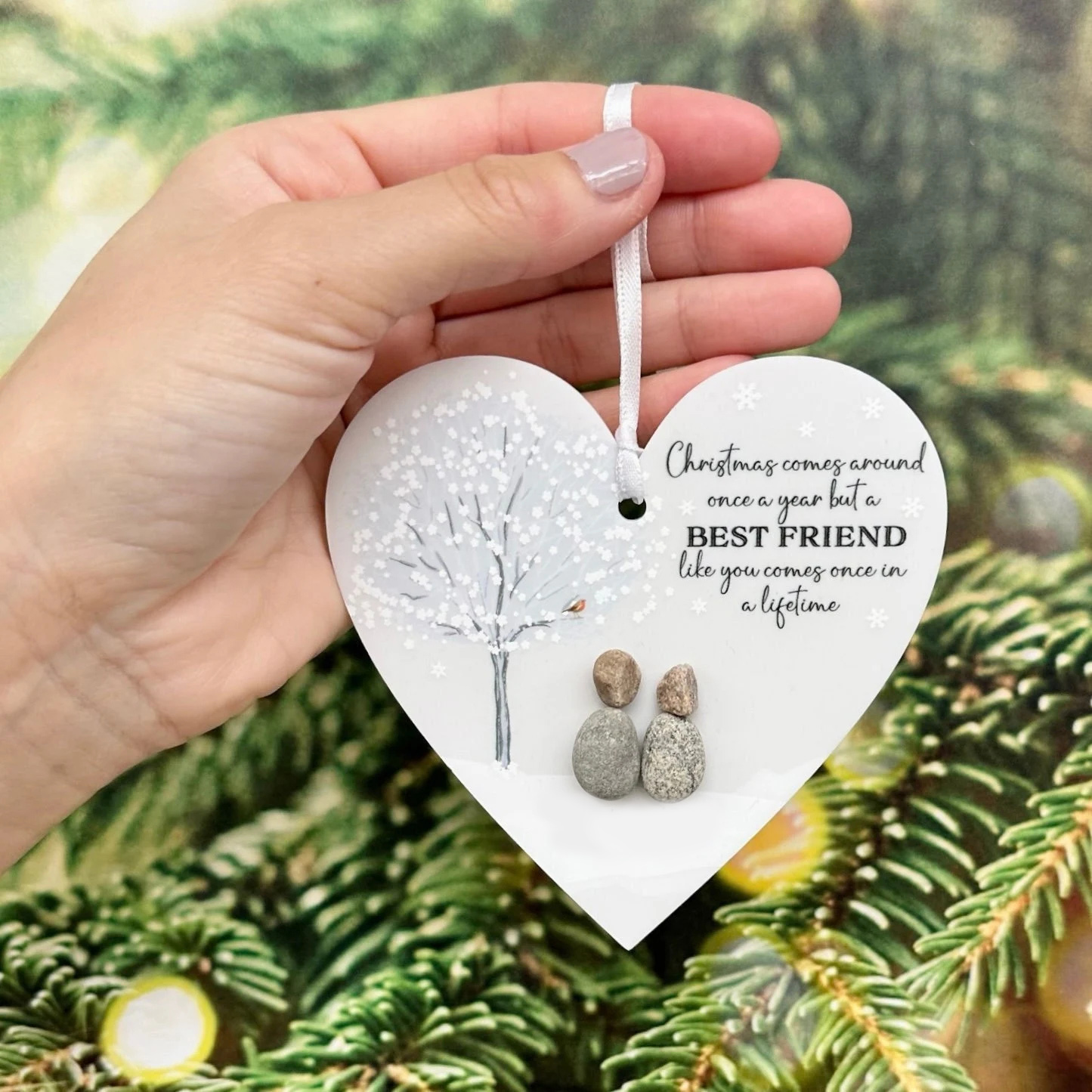 ✨Christmas Pebble Friendship Keepsake Gift✨
