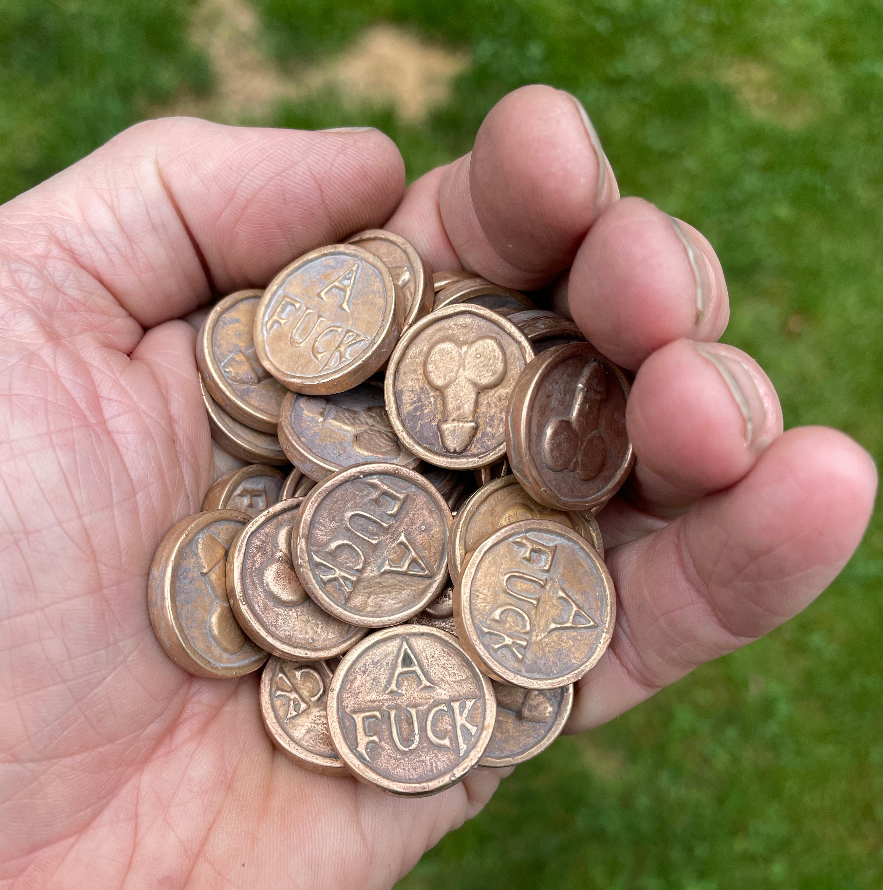 Handmade Funny F*ck Coins