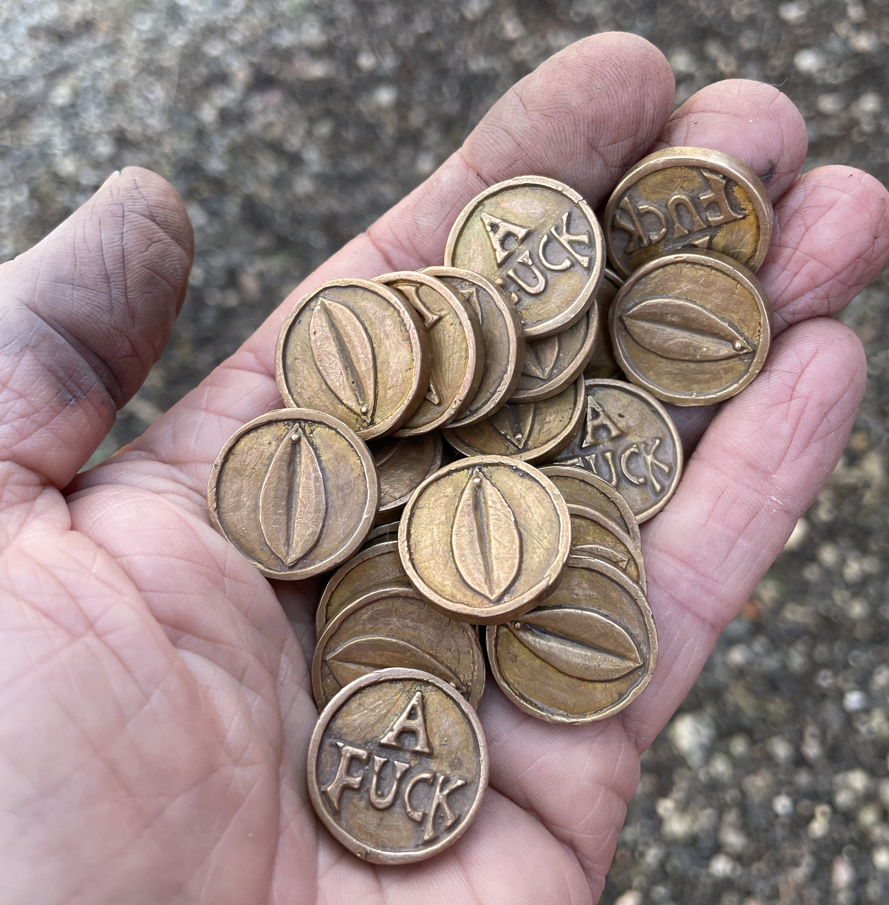 Handmade Funny F*ck Coins
