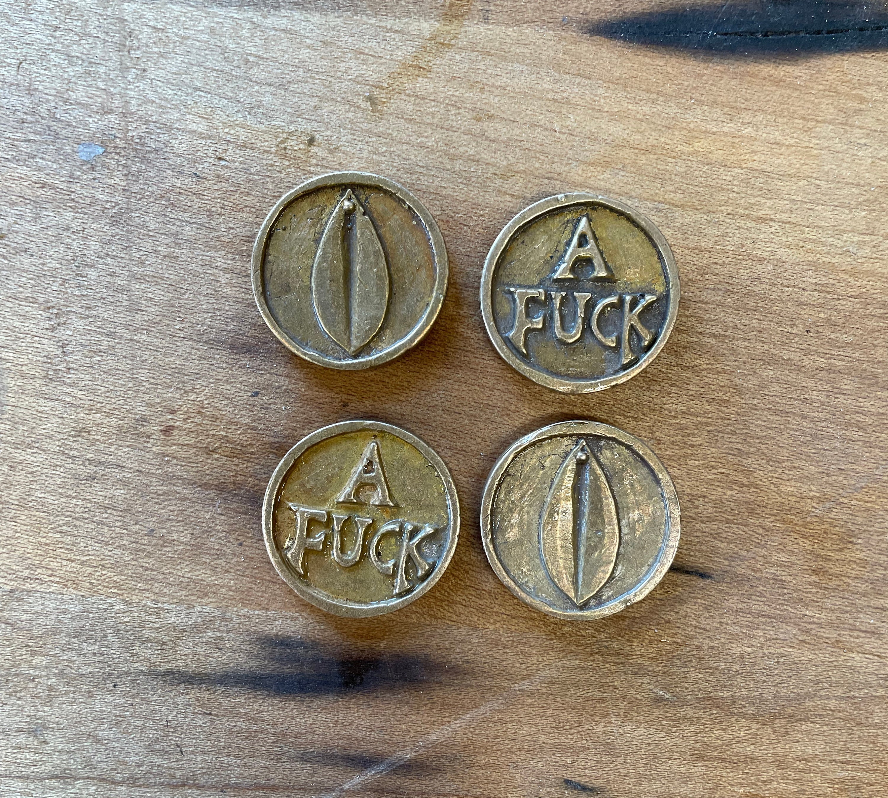 Handmade Funny F*ck Coins