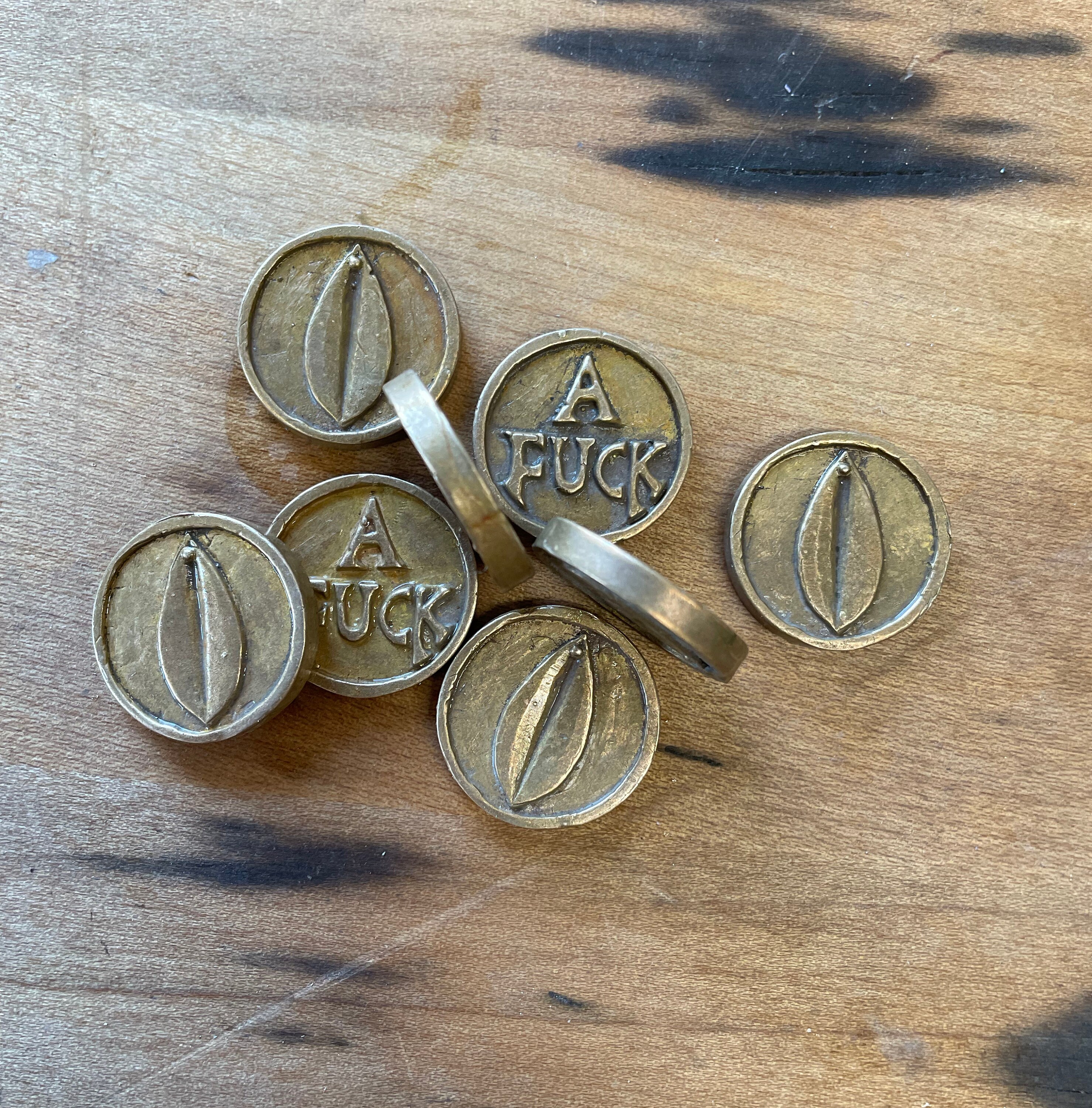 Handmade Funny F*ck Coins
