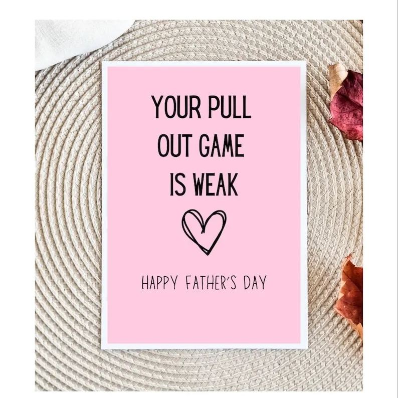 Funny Dirty Fathers Day Card For Husband