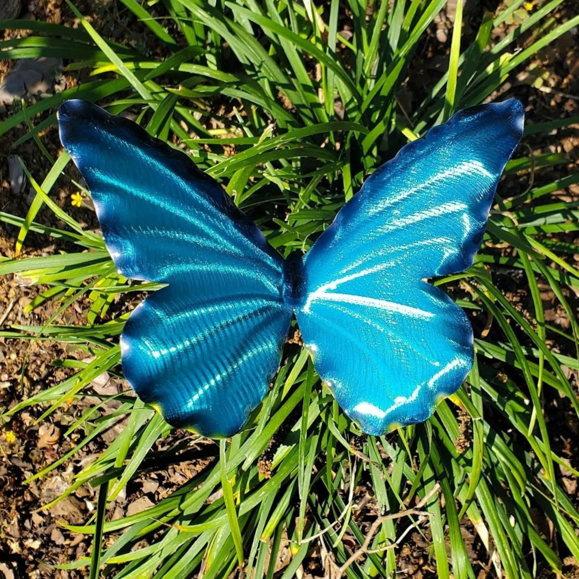 Candy Colors Butterfly Metal Garden Stake