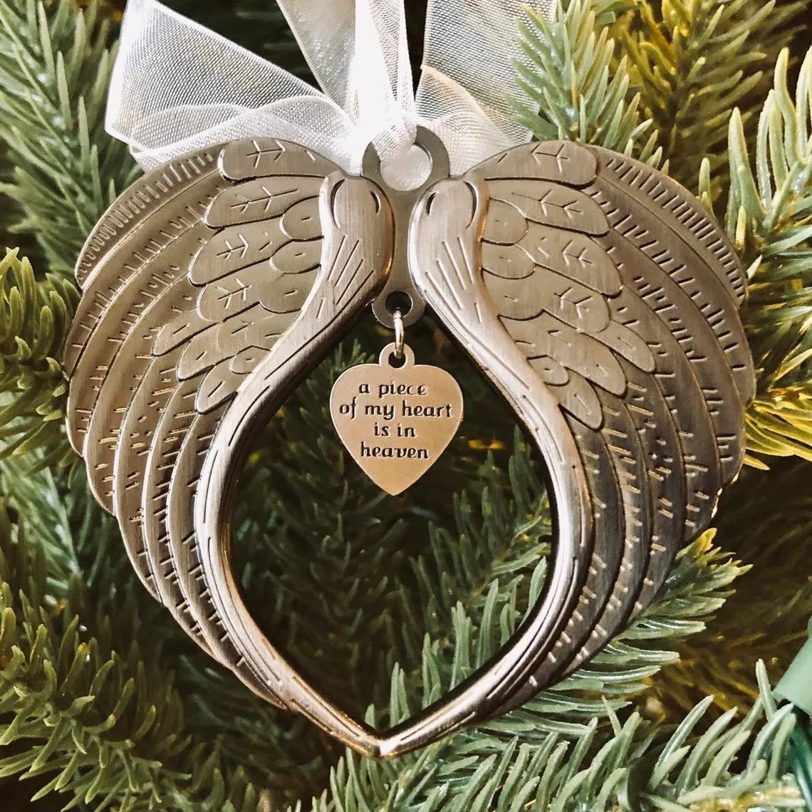 Angel Wings Memorial Ornament Gift