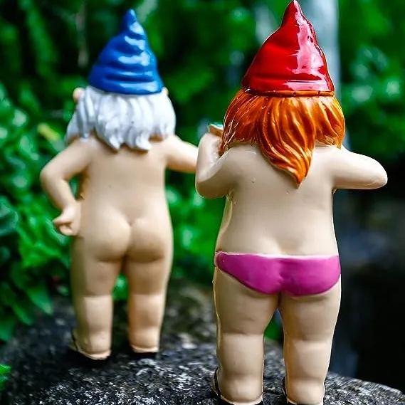 ✨Hot Sale 50% Off-Naughty Garden Gnome Funny Statue