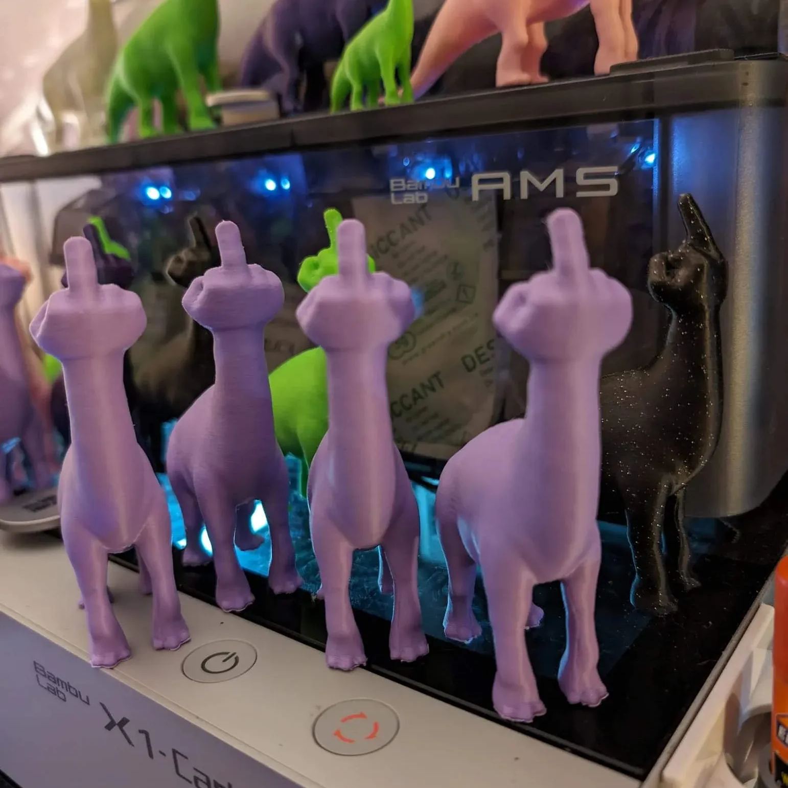 🦖 F*U-Asaurus - Funny 3D Printed Middle Finger Dinosaur 🦖